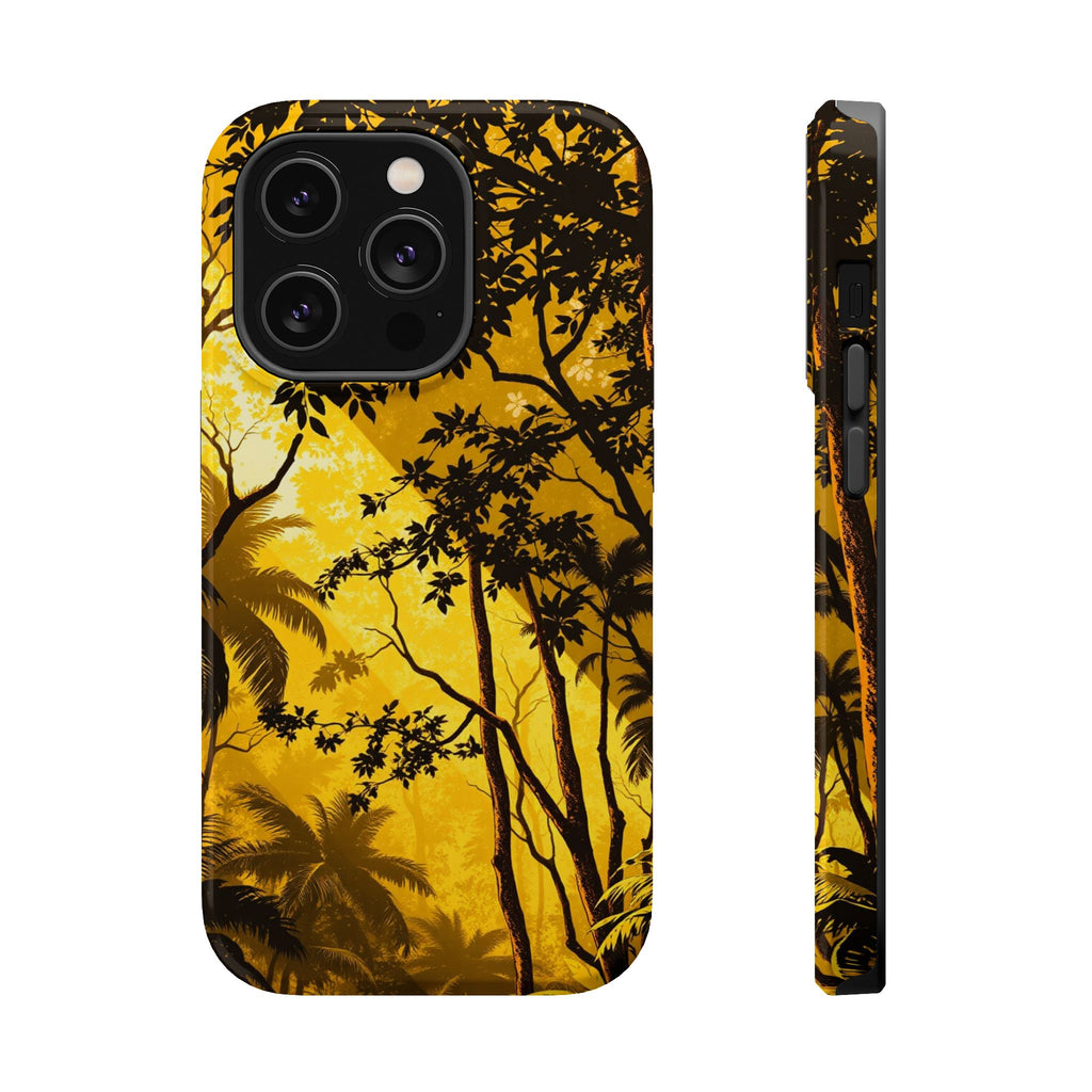iPhone Mustard And Rust Rainforest Canopy Slim iPhone Everyday Designer · iPhone