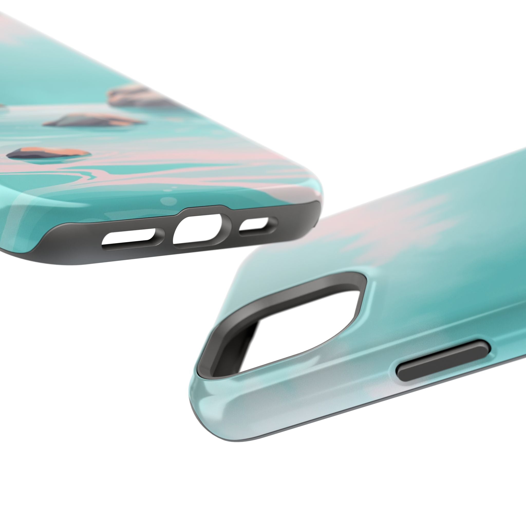 iPhone Vibrant Tidal Pool Design Bold Modern Everyday Snap Case · iPhone Case
