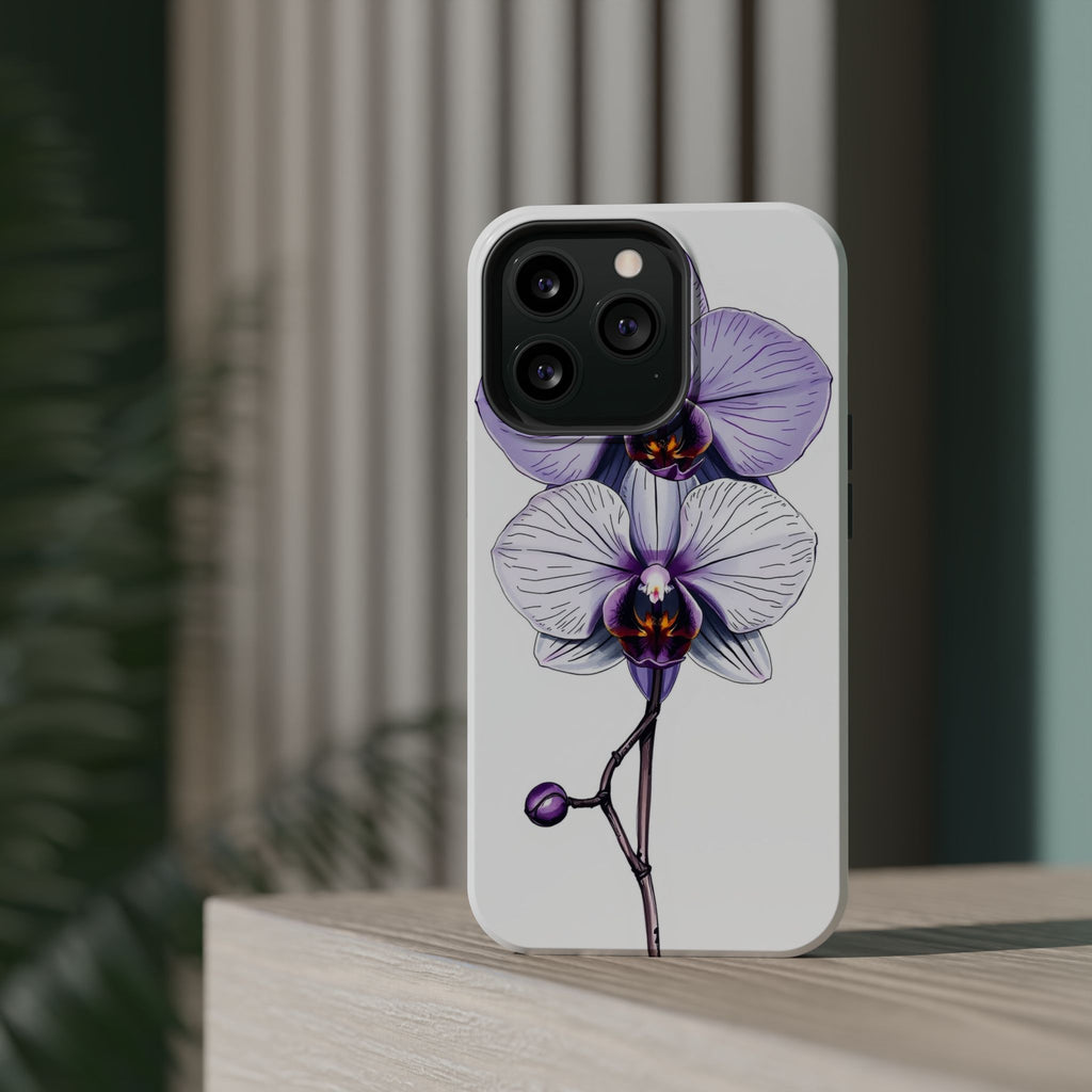 iPhone Orchid Study Hand-Drawn Sketch Slim Everyday Designer Case · iPhone Case