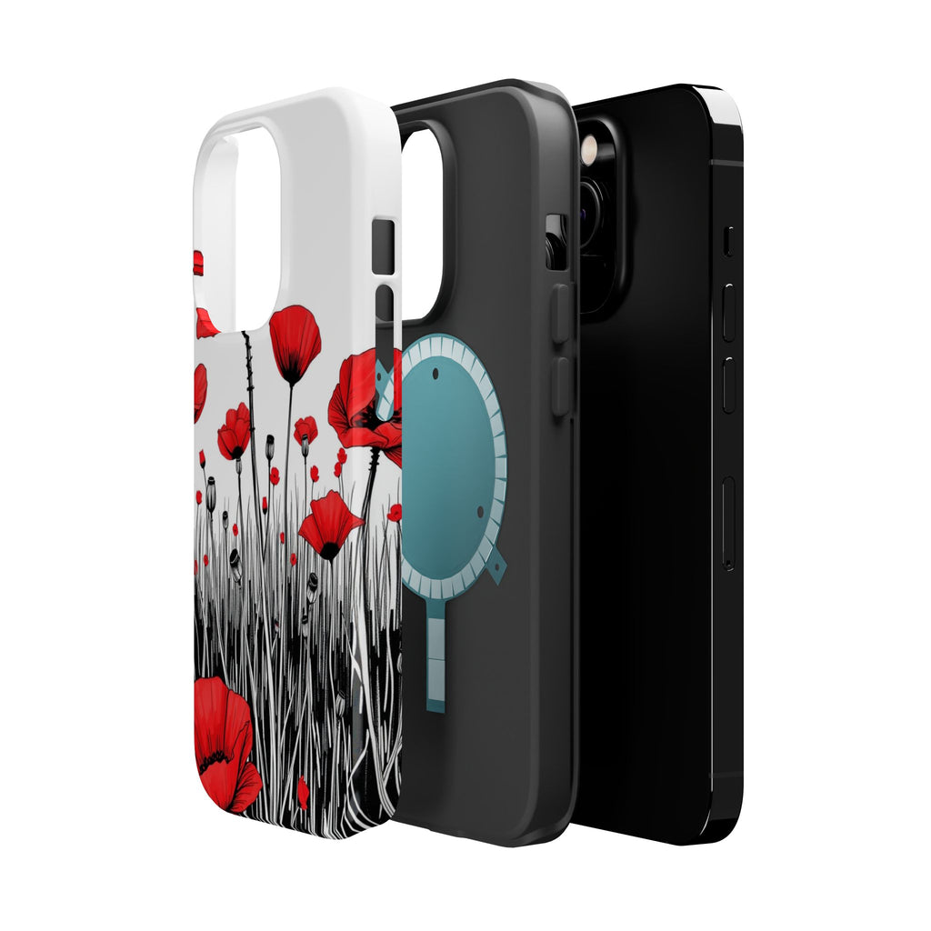 iPhone Poppy Field Cinematic Art Bold Modern Everyday Snap Case · iPhone Case