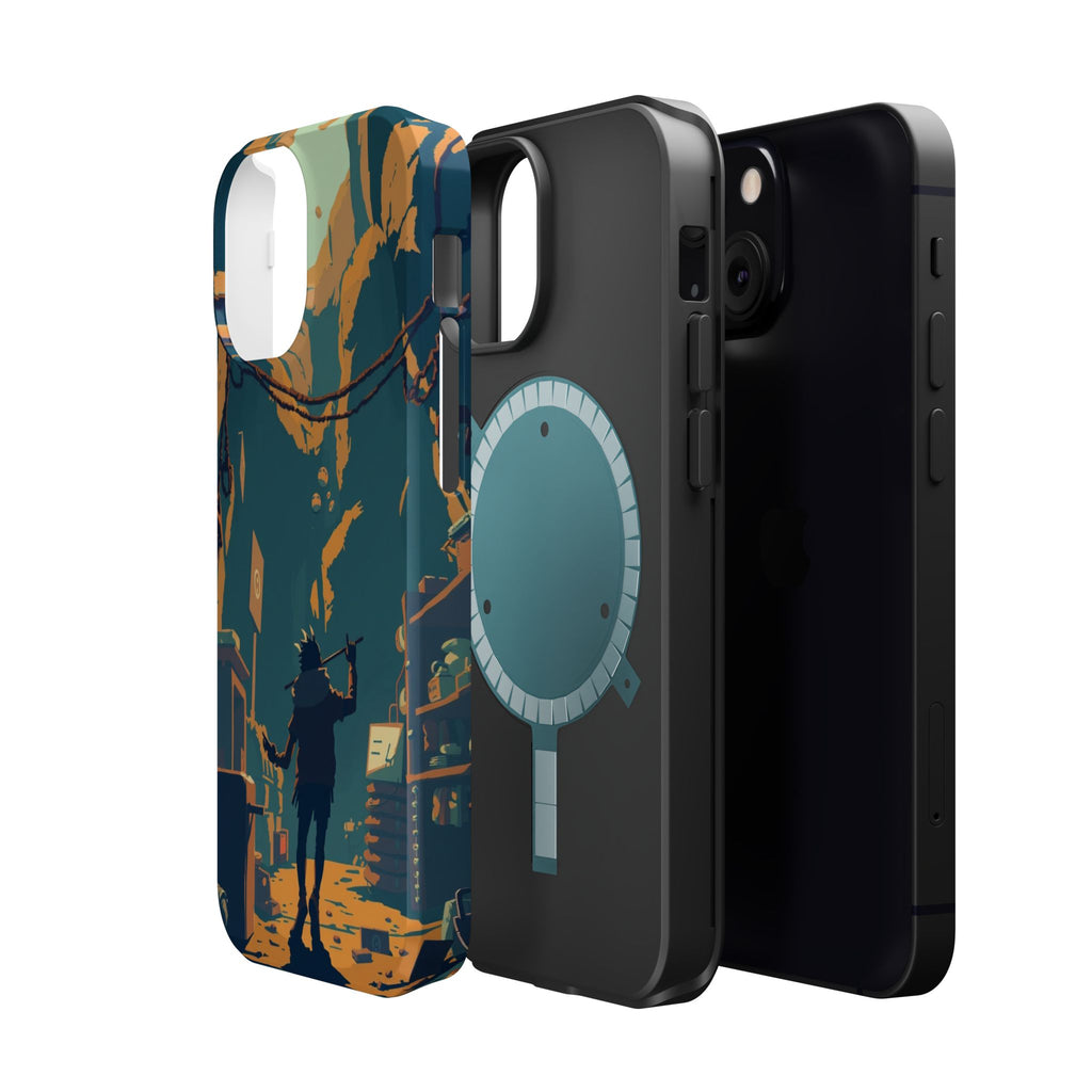 iPhone Mustard And Rust Unhinged in a Cute Way Soft Finish Everyday Case · iPhon