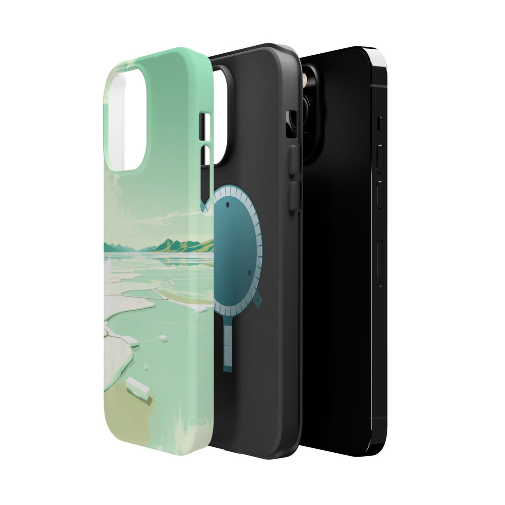 iPhone Vibrant Salt Flat Mirror Design Slim Everyday Designer Case · iPhone Case