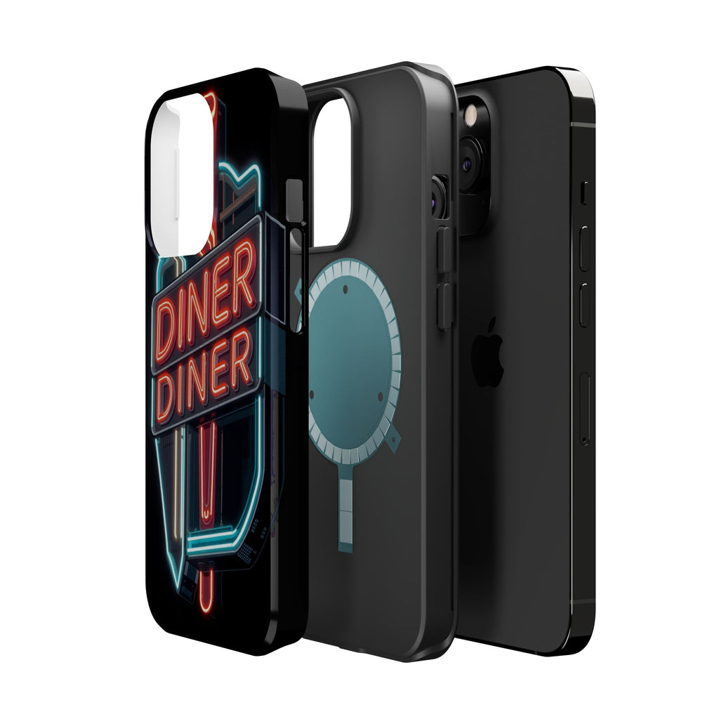 iPhone Neon Diner Sign Electric Art Slim Everyday Designer Case · iPhone Case