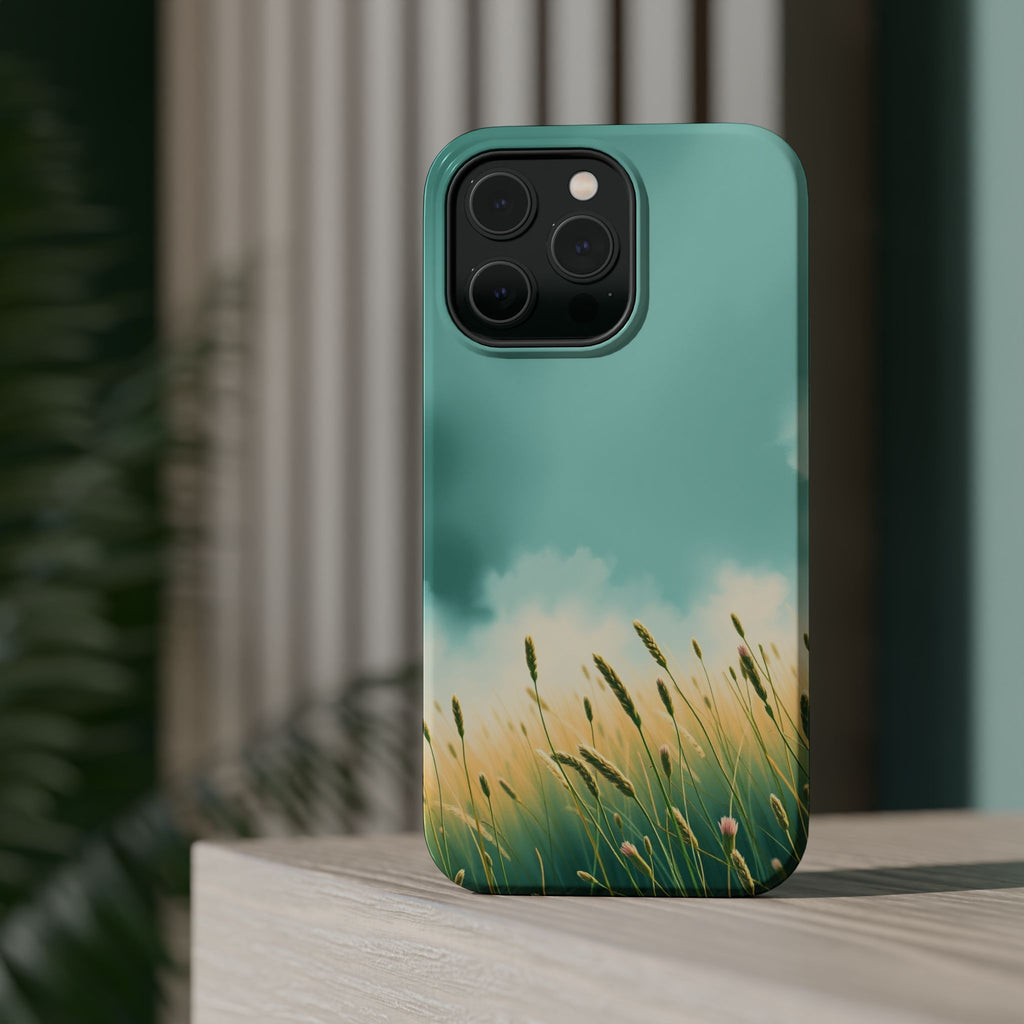 iPhone Mint And Blush Spring Meadow Slim Everyday Designer Case · iPhone Case