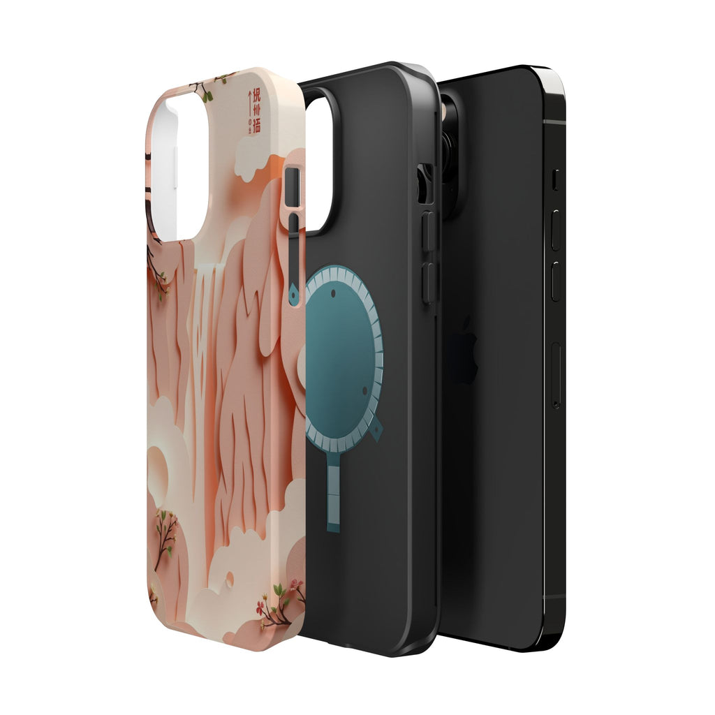 iPhone Waterfall Mist Electric Art Bold Modern Everyday Snap Case · iPhone Case