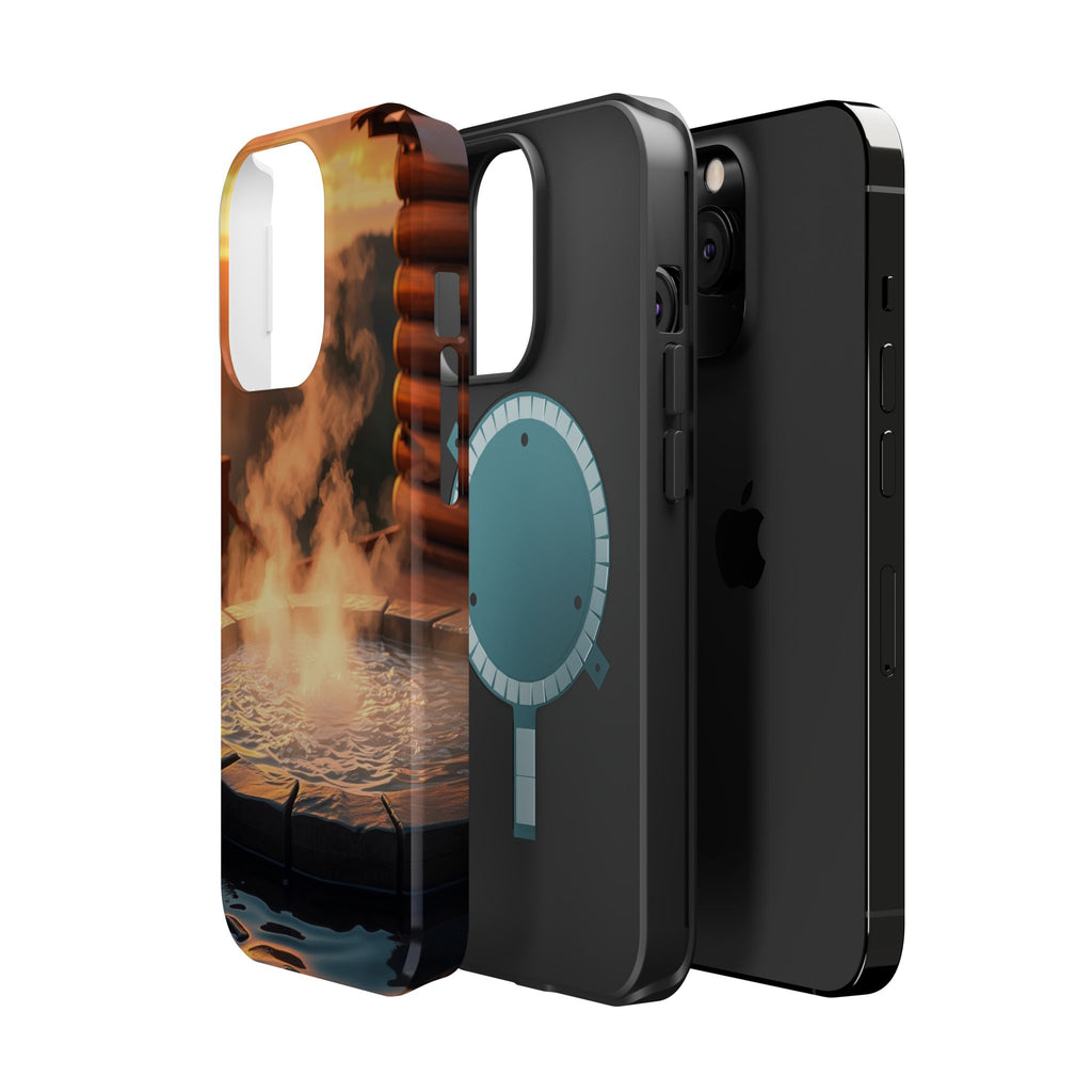 iPhone Hot Spring Steam Enchanted Art Slim Everyday Designer Case · iPhone Case