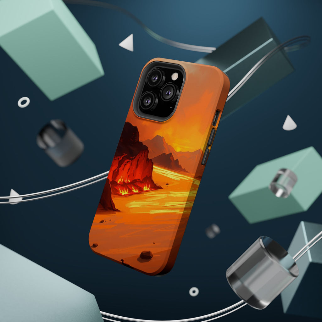 iPhone Burnt Orange And Sand Wildfire Glow Slim iPhone Everyday · iPhone Case