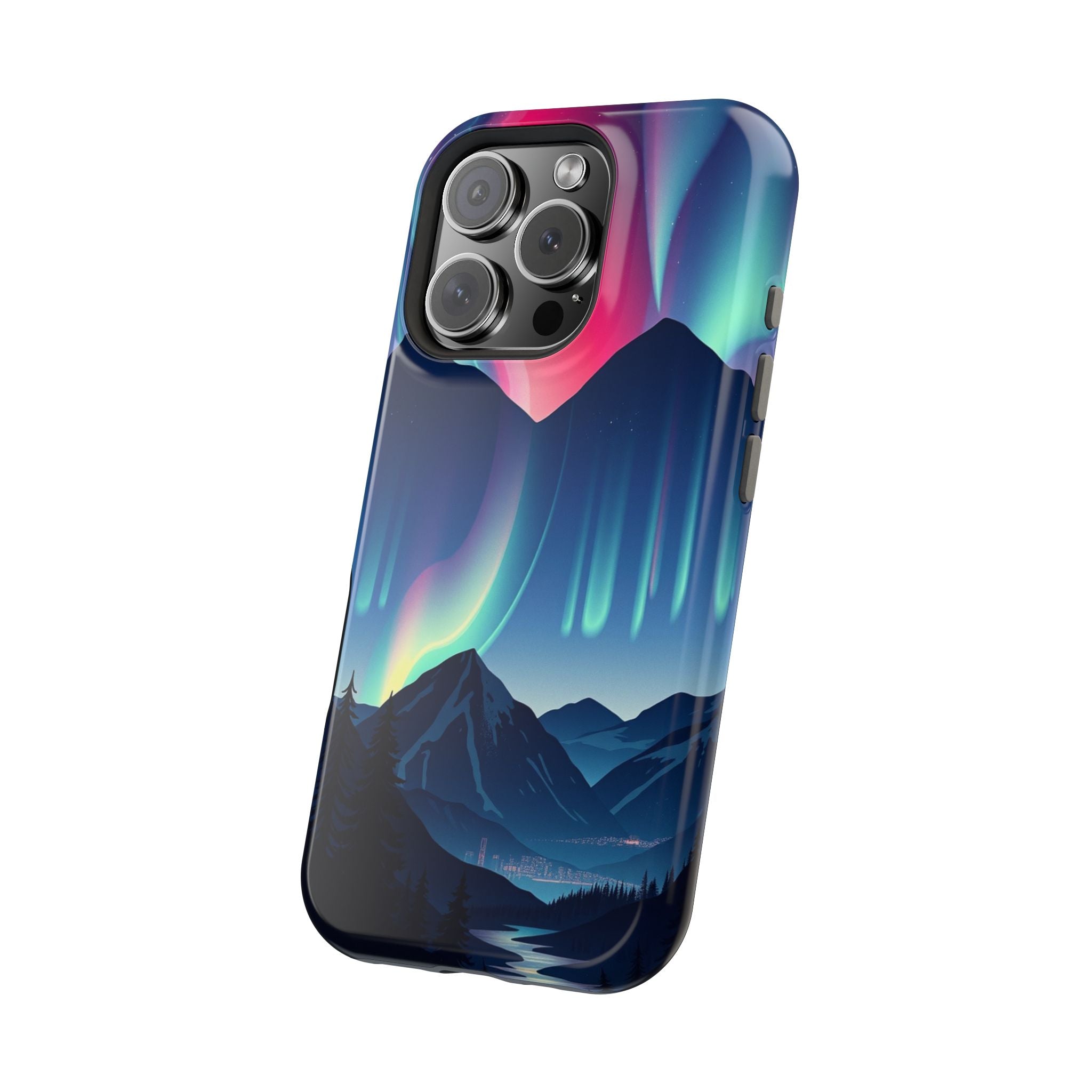 iPhone Dreamy Northern Lights Design Slim Everyday Designer Case · iPhone Case