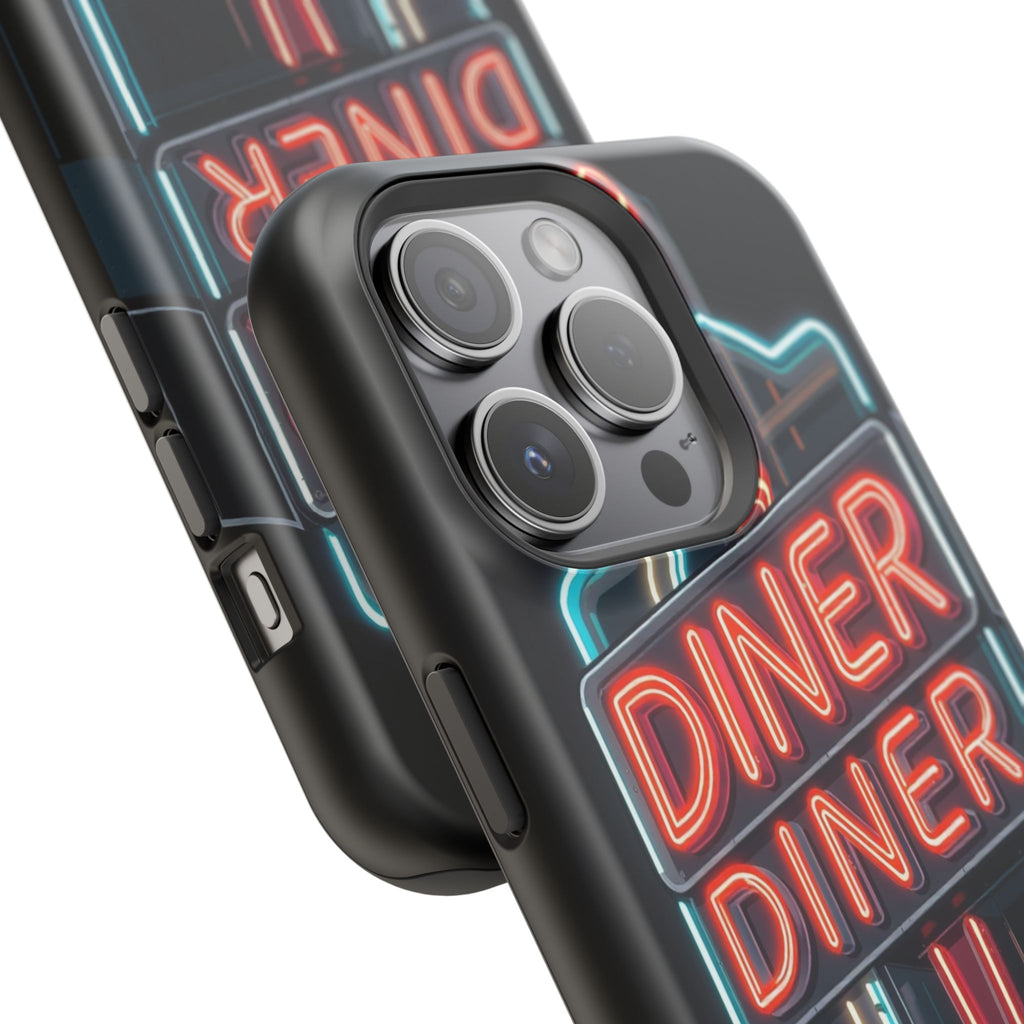 iPhone Neon Diner Sign Electric Art Slim Everyday Designer Case · iPhone Case
