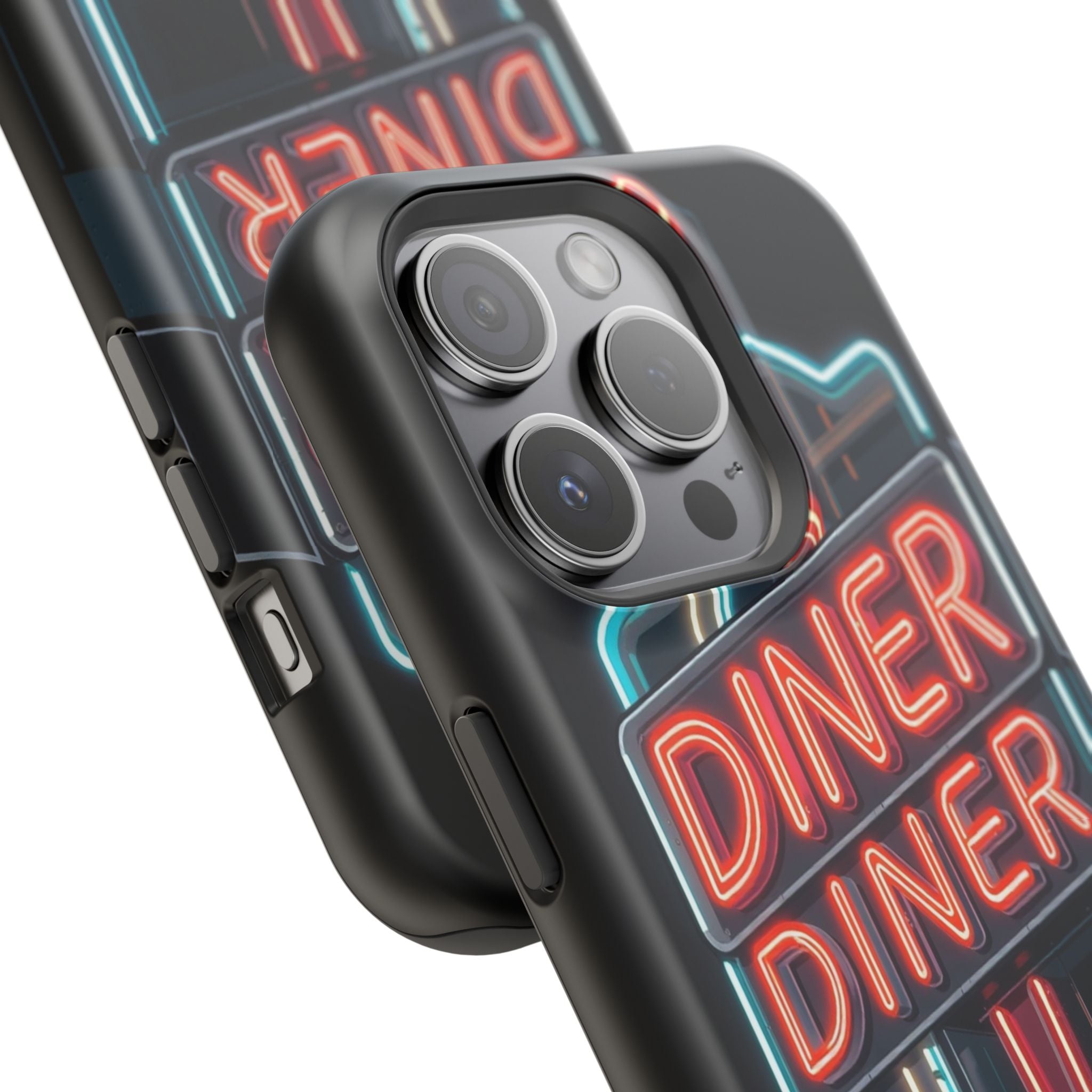 iPhone Neon Diner Sign Electric Art Slim Everyday Designer Case · iPhone Case