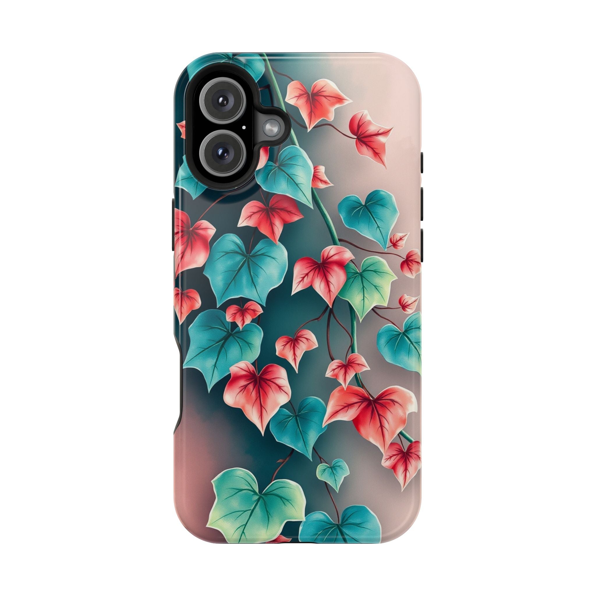 iPhone Art Nouveau Vine Teal And Coral Slim Snap Case · iPhone Case