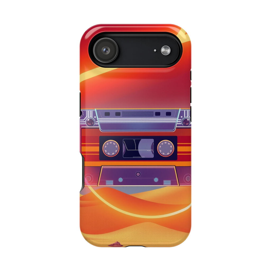 iPhone Cassette Tape Rewind Bold Art Slim Everyday Designer Case · iPhone Case