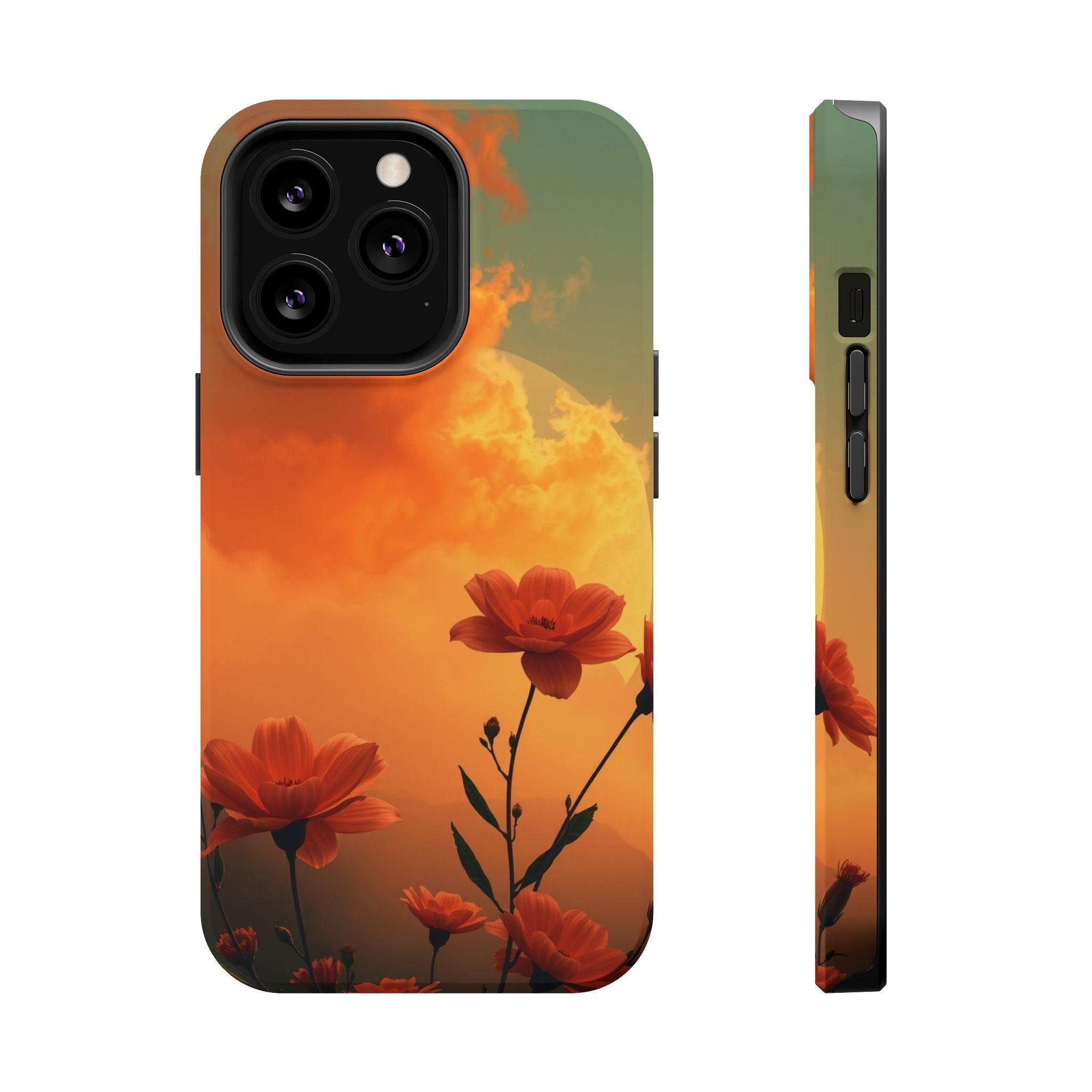 iPhone Floral Ombre Enchanted Art Bold Modern Everyday Snap Case · iPhone Case