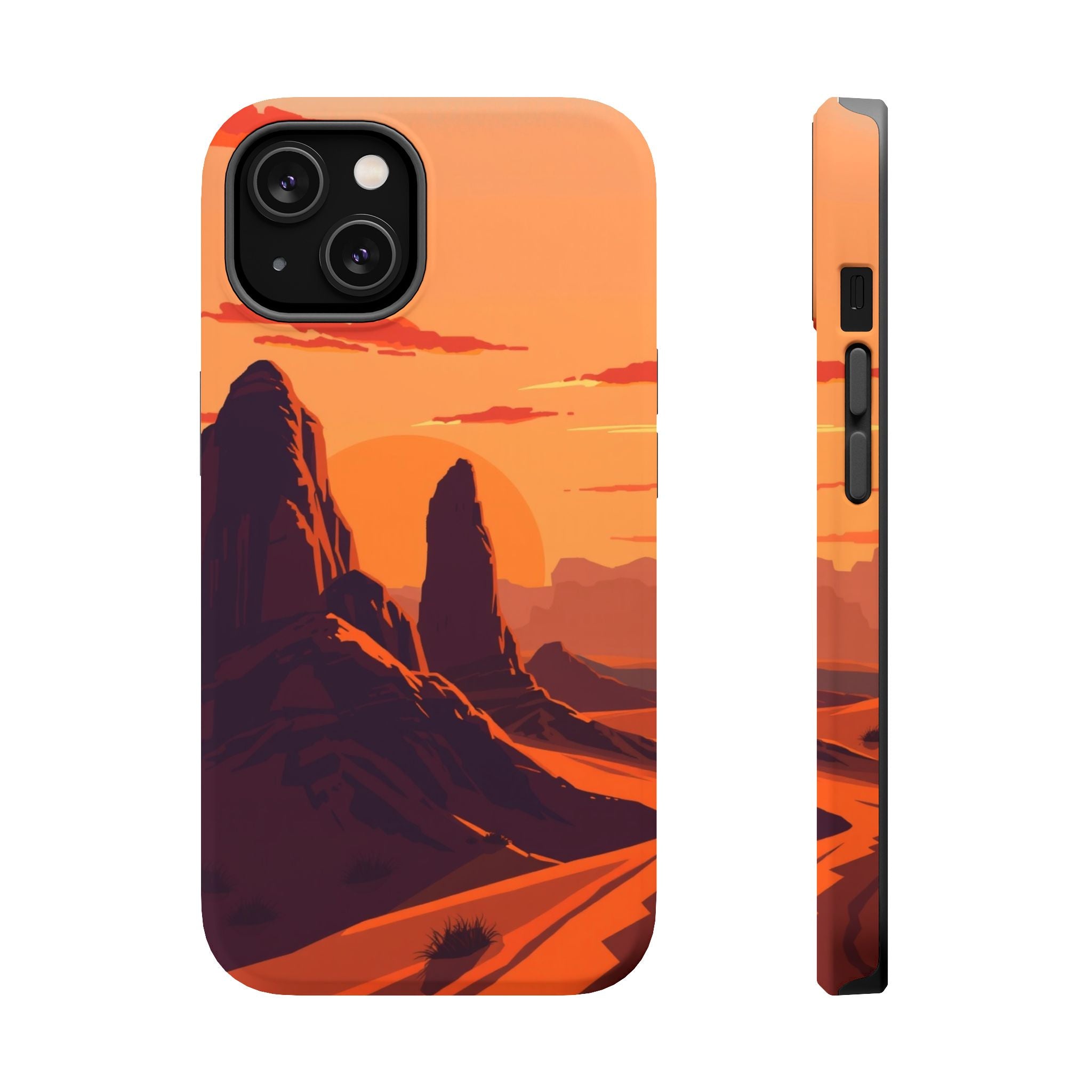 iPhone Vibrant Mesa Sunset Design 13 Slim Everyday Designer Case · iPhone Case