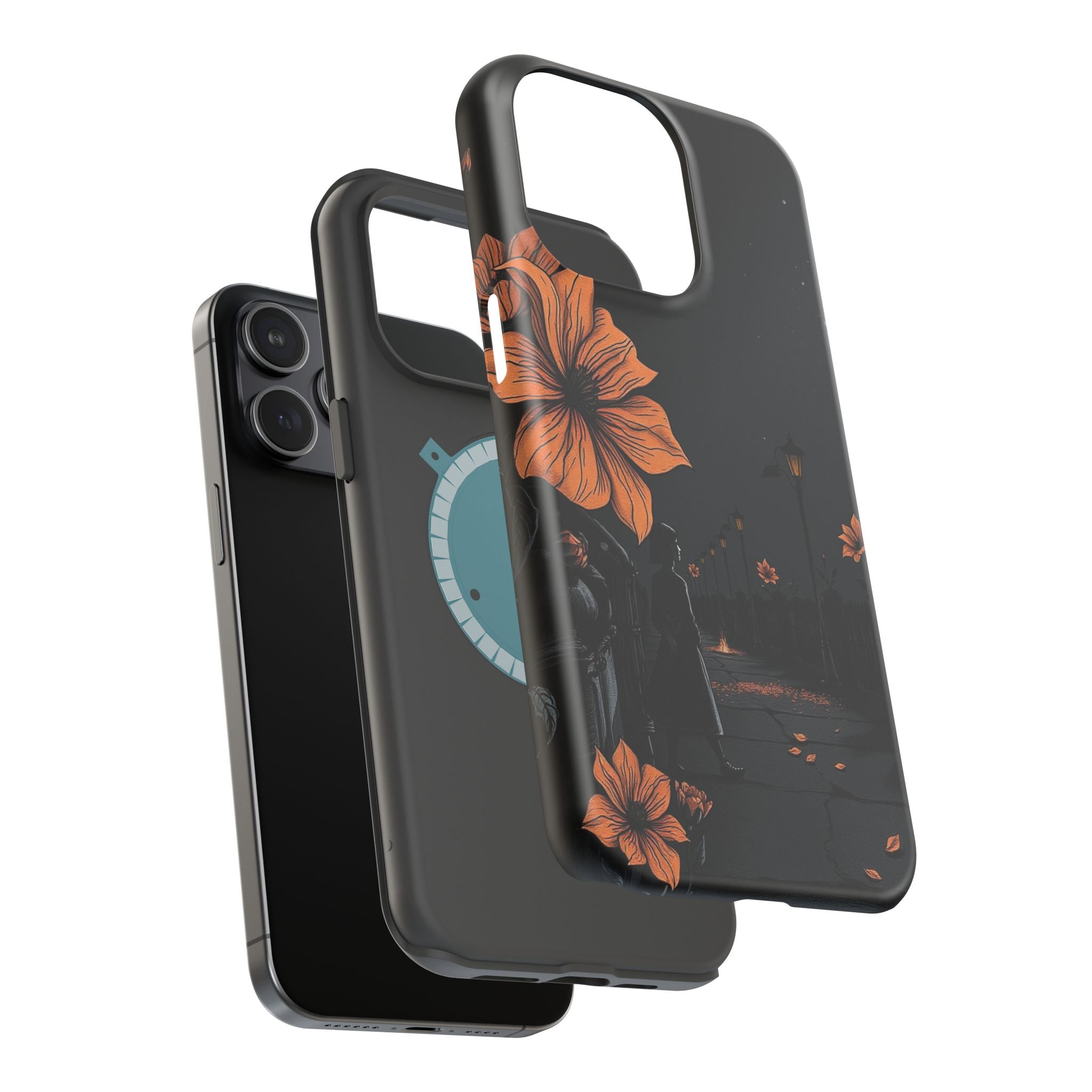 iPhone Night Bloomer Electric Art Bold Modern Everyday Snap Case · iPhone Case