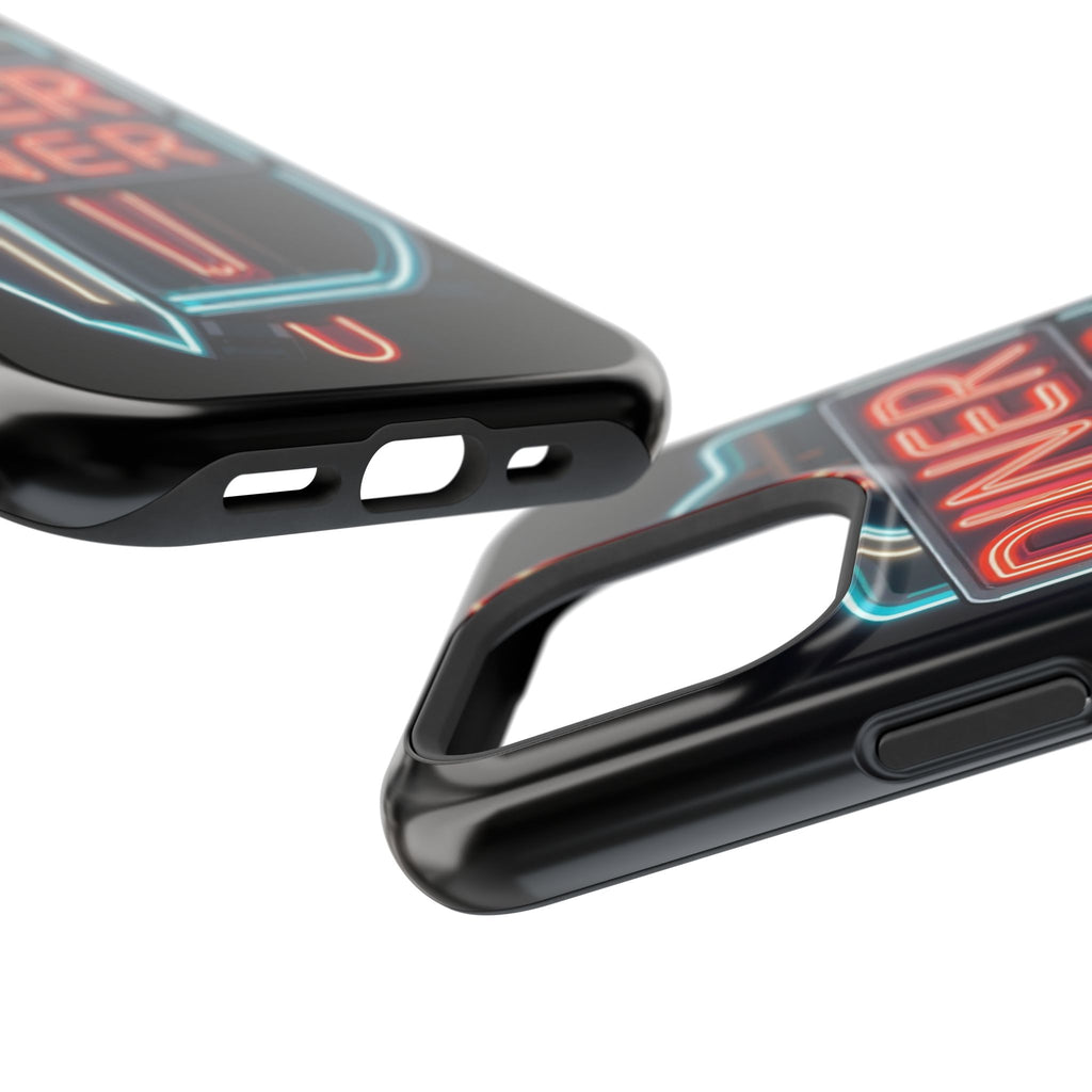 iPhone Neon Diner Sign Electric Art Slim Everyday Designer Case · iPhone Case