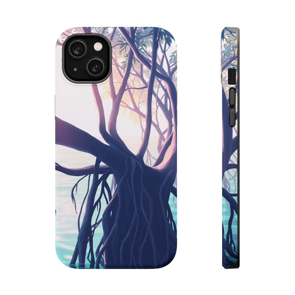 iPhone Mangrove Roots Holographic Iridescent Slim iPhone Everyday · iPhone Case