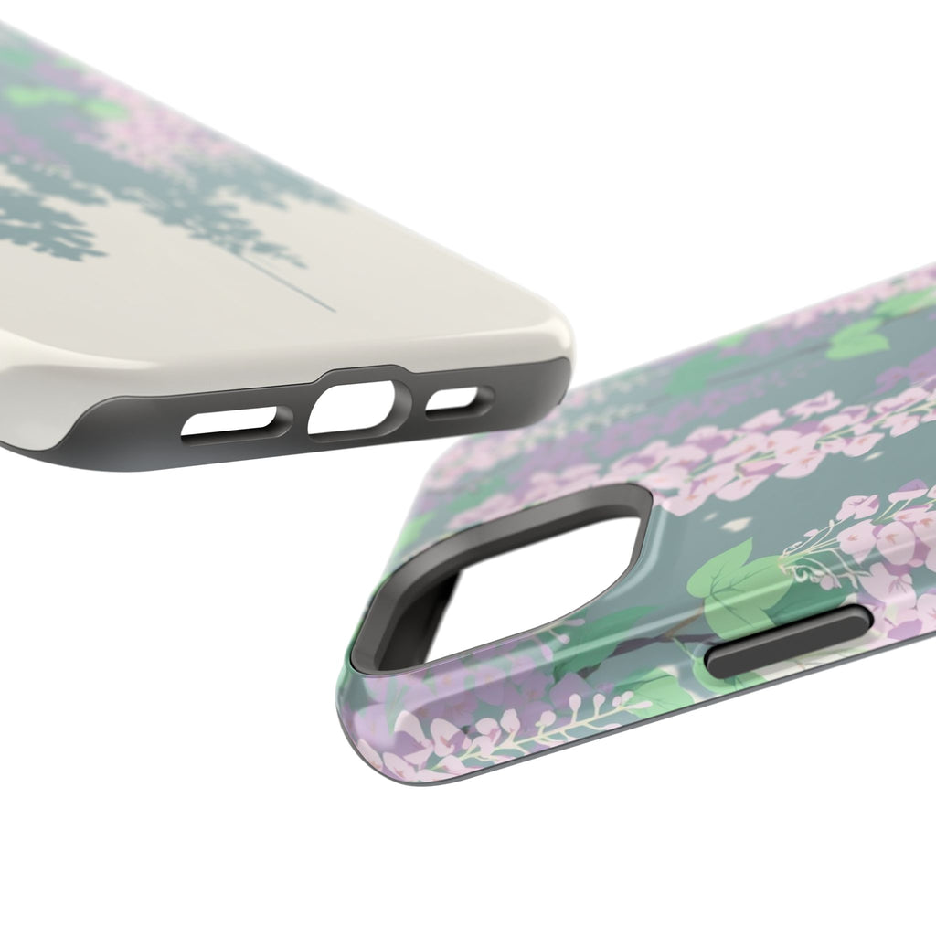 iPhone Dreamy Wisteria Cascade Design Slim Everyday Designer Case · iPhone Case