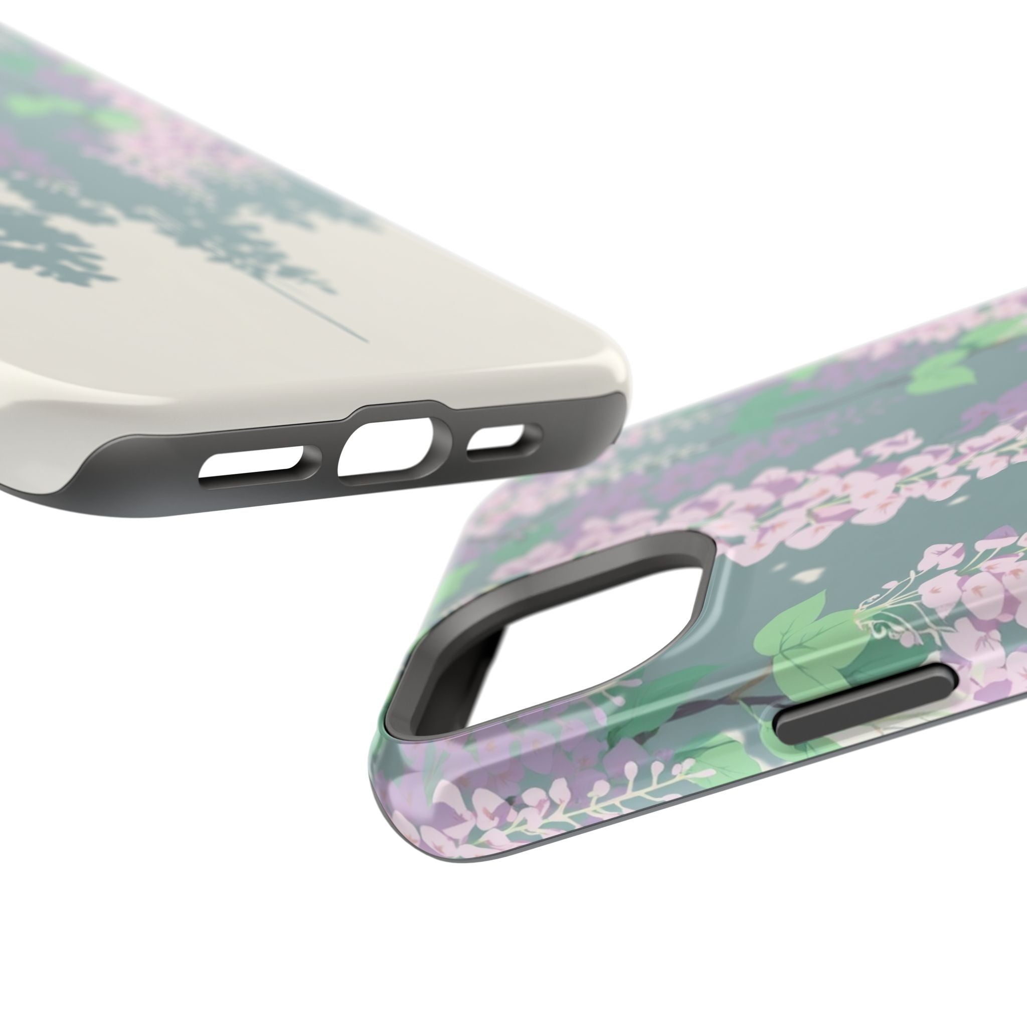 iPhone Dreamy Wisteria Cascade Design Slim Everyday Designer Case · iPhone Case