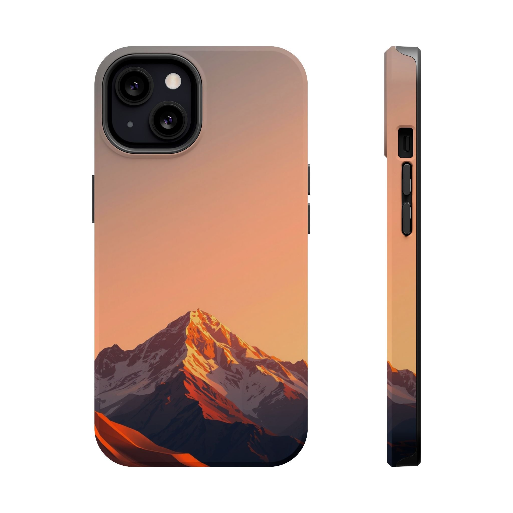 iPhone Mountain at Sunrise Bold Art 10 Slim Everyday Designer Case · iPhone Case