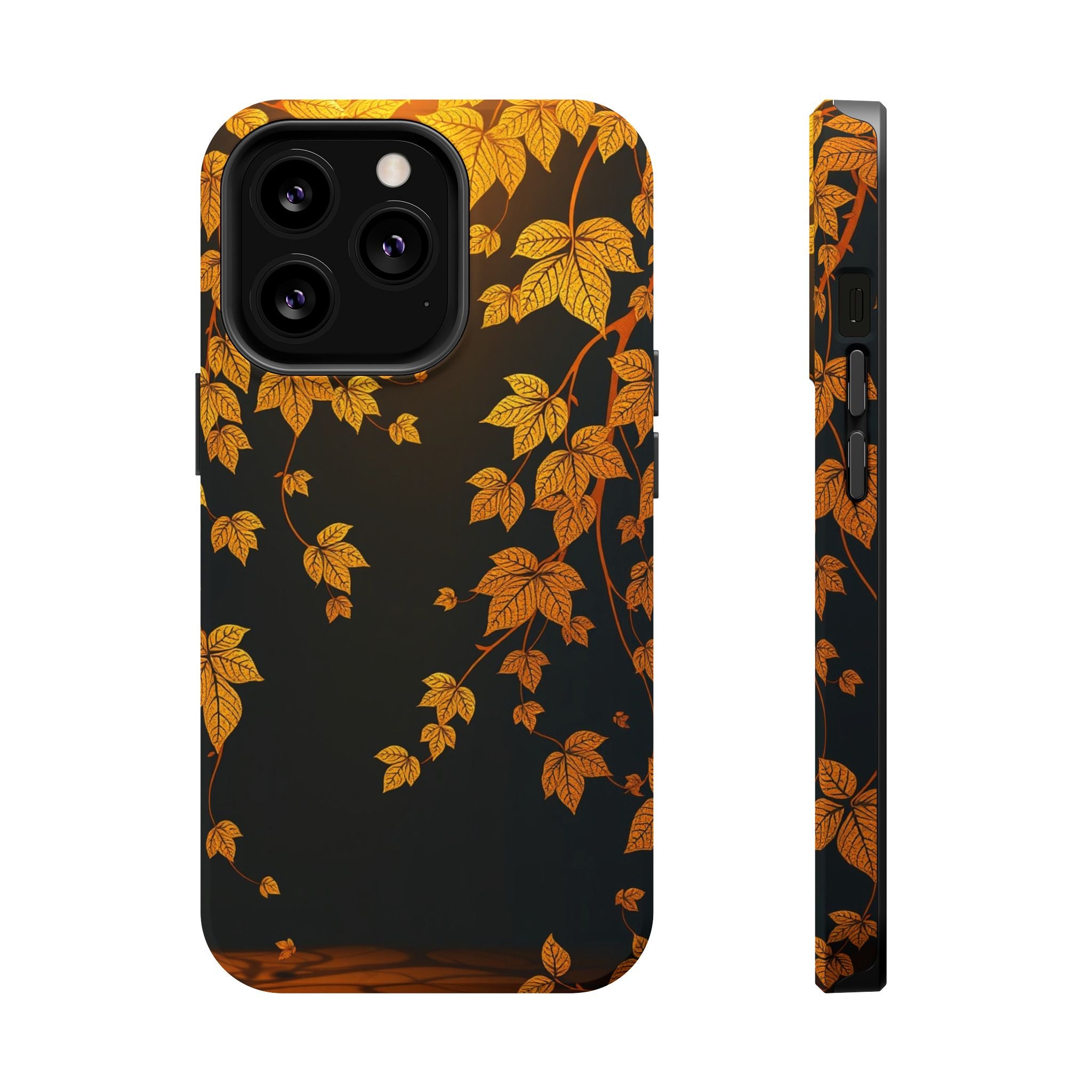 iPhone Mustard And Rust Art Nouveau Vine Slim Everyday iPhone 14 · iPhone Case