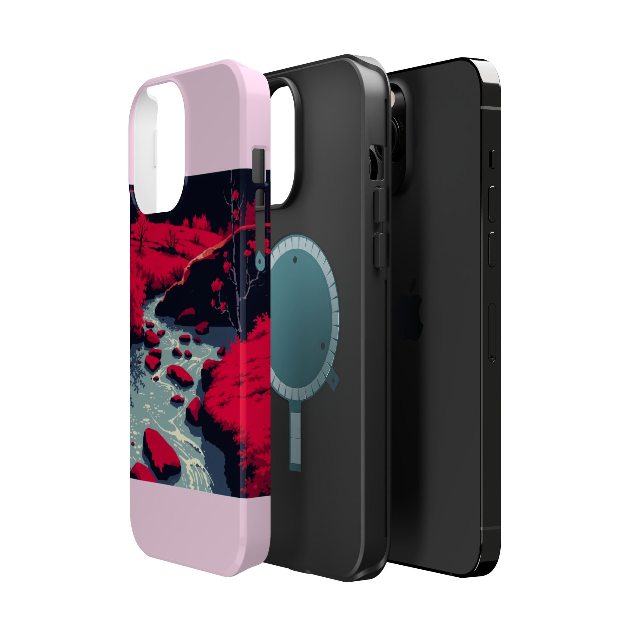 iPhone Spring Creek Cinematic Art 13 Slim Everyday Designer Case · iPhone Case