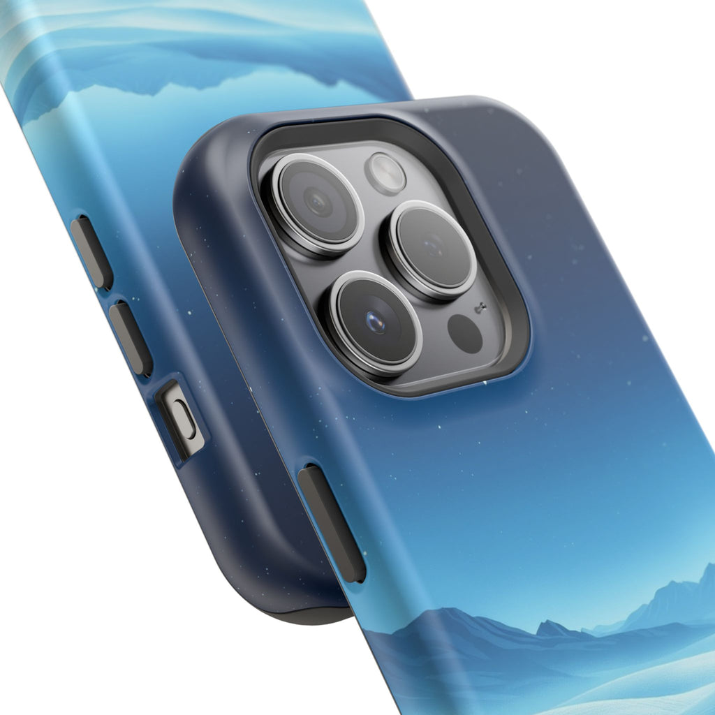 iPhone Midnight Blue And Silver Tundra Expanse Clean iPhone 17 Minimal · iPhone