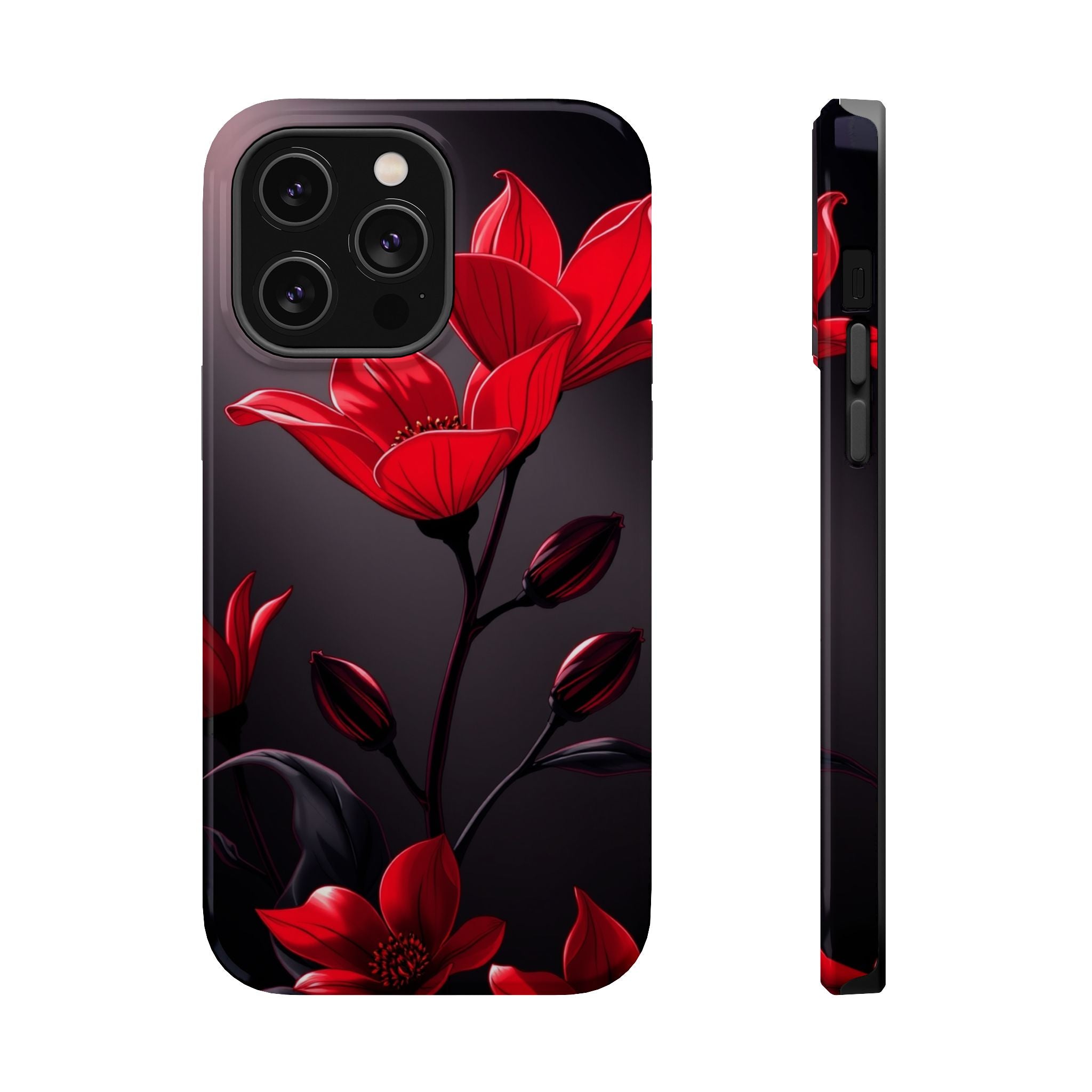 iPhone Dreamy Neon Floral Design Bold Modern Everyday Snap Case · iPhone Case