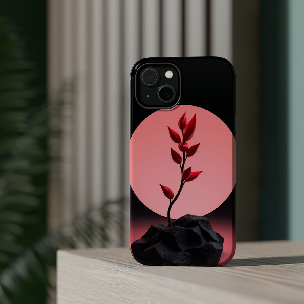 iPhone Serene Minimalist Stem Design Slim Everyday Designer Case · iPhone Case