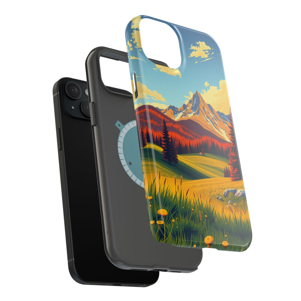 iPhone Radiant Alpine Meadow Design Slim Everyday Designer Case · iPhone Case