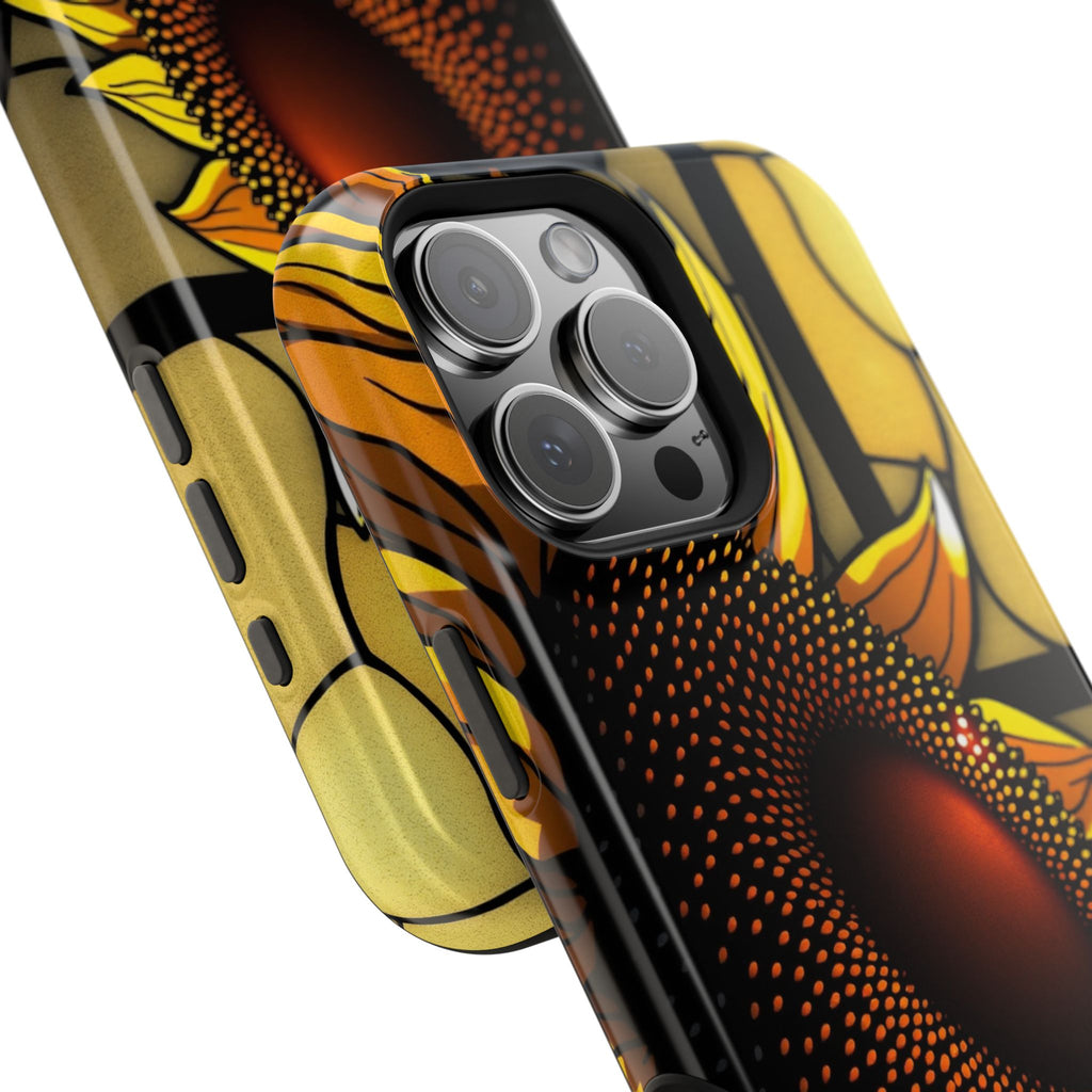 iPhone Sunflower Pop Stained Glass Bold Modern Everyday Snap Case · iPhone Case