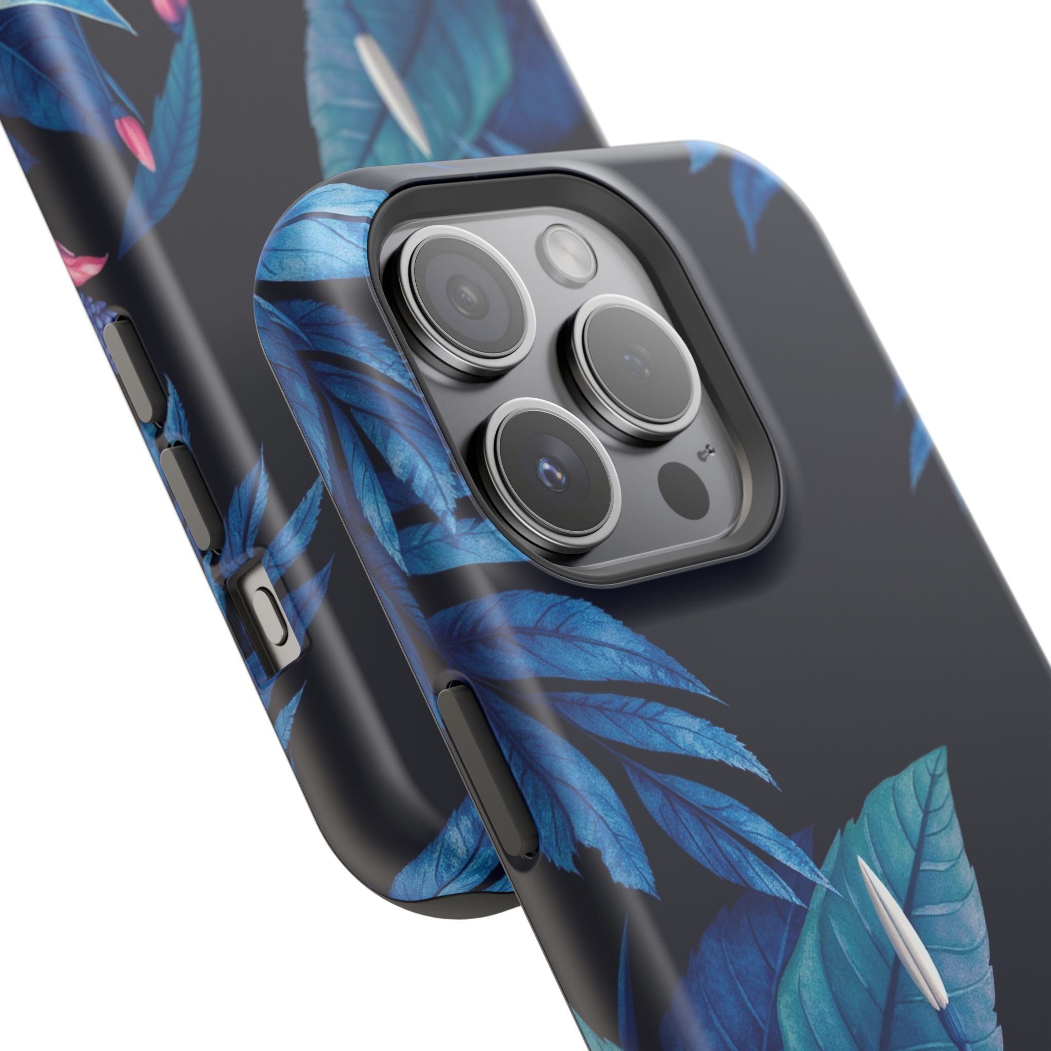 iPhone Serene Jungle Floral Design Clean Minimal Snap Cas Slim Snap Case · iPhon