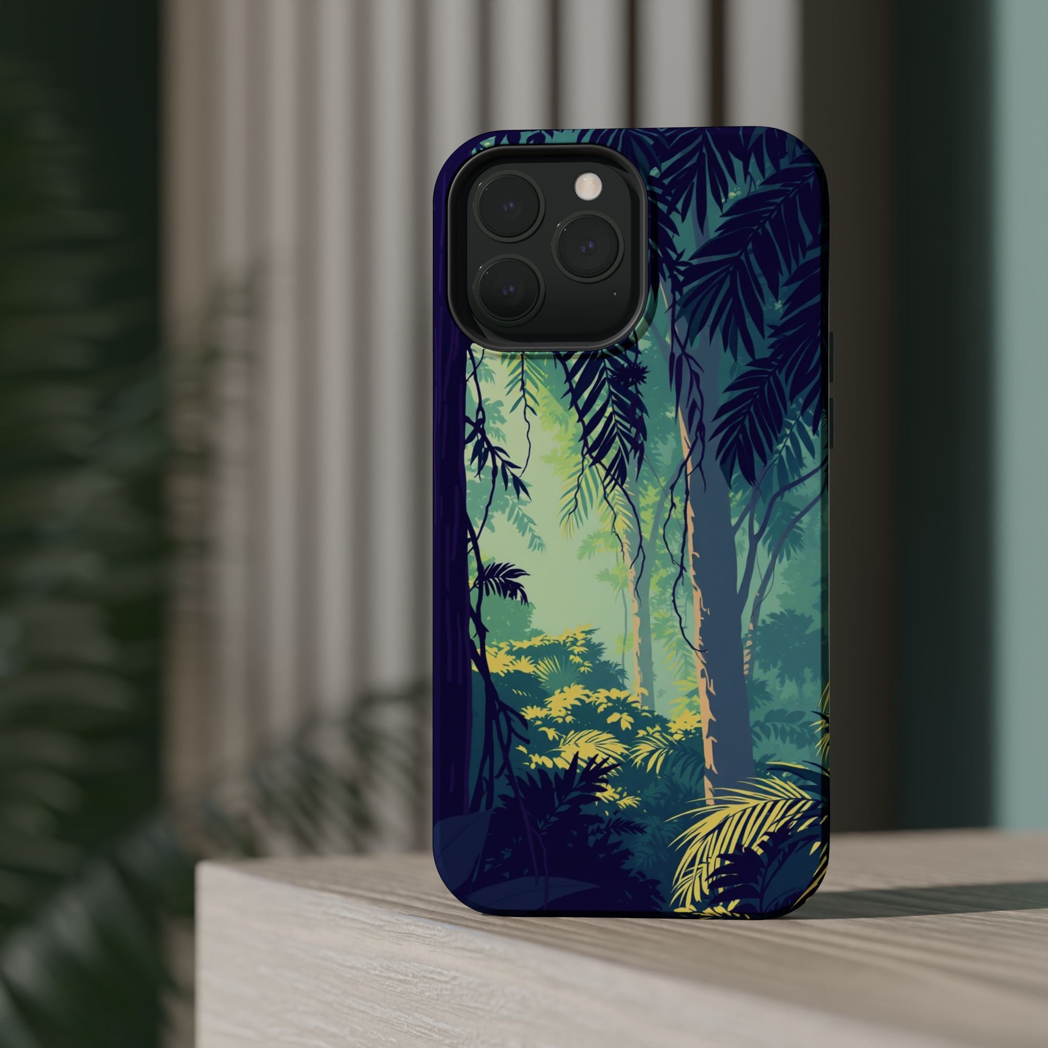 iPhone Mint And Blush Rainforest Canopy Slim Everyday iPhone Designer · iPhone C