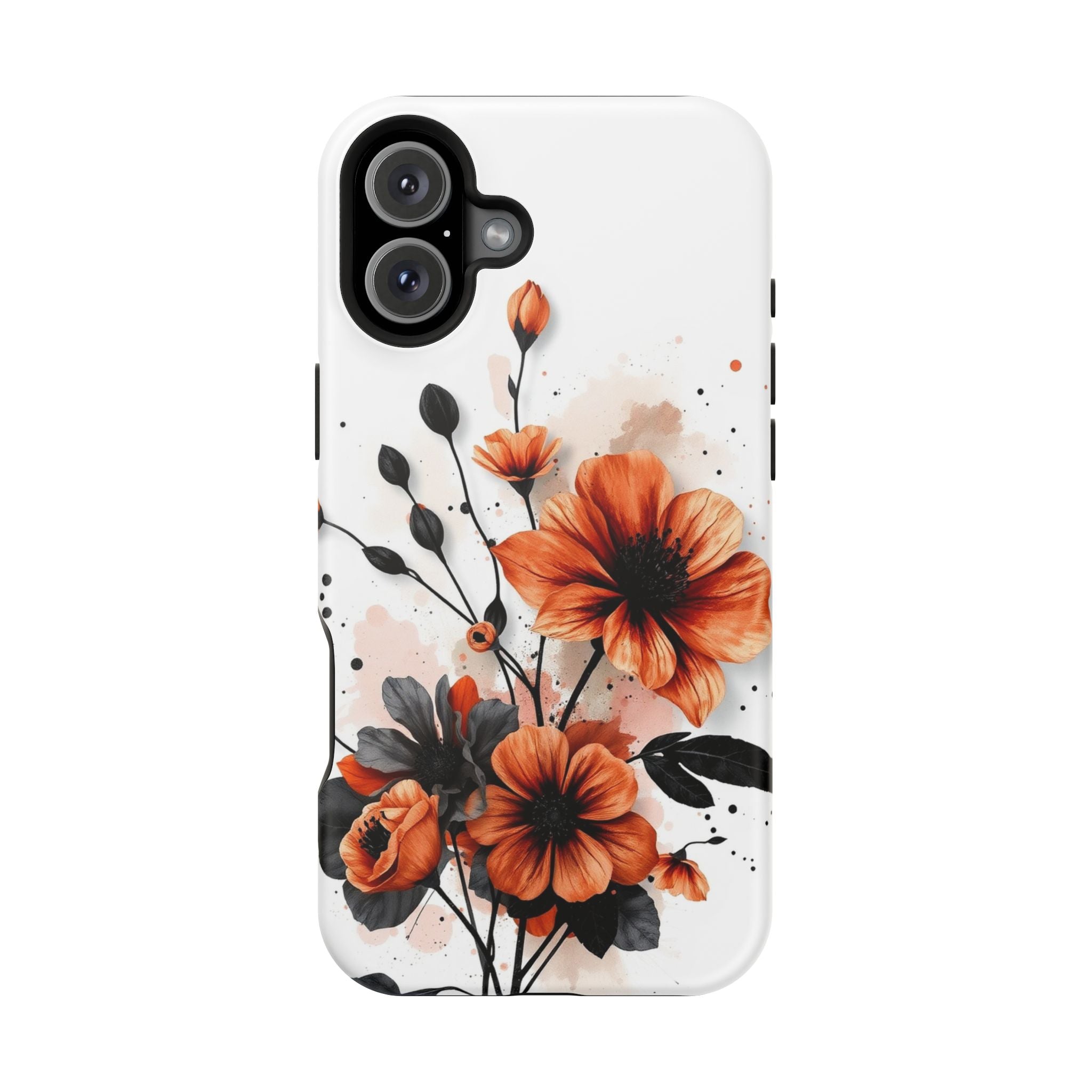 iPhone Floral Watercolor Splash 3D Digital Slim iPhone Everyday · iPhone Case