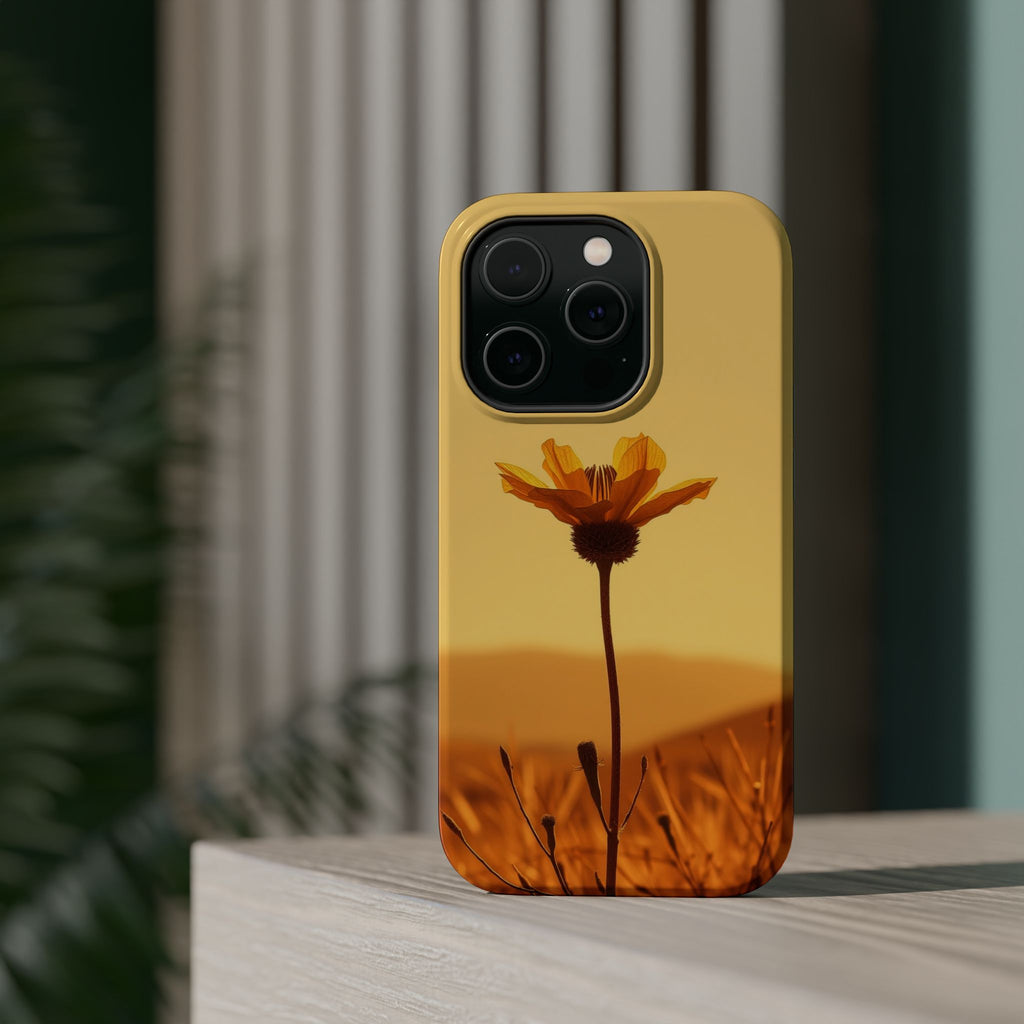 iPhone Desert Flower Cinematic Art Bold Modern Everyday Snap Case · iPhone Case