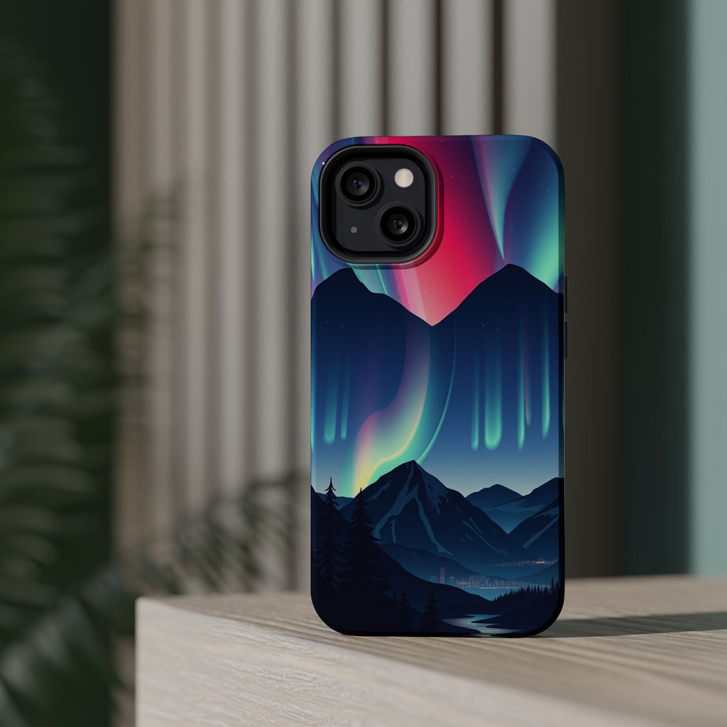 iPhone Dreamy Northern Lights Design Slim Everyday Designer Case · iPhone Case