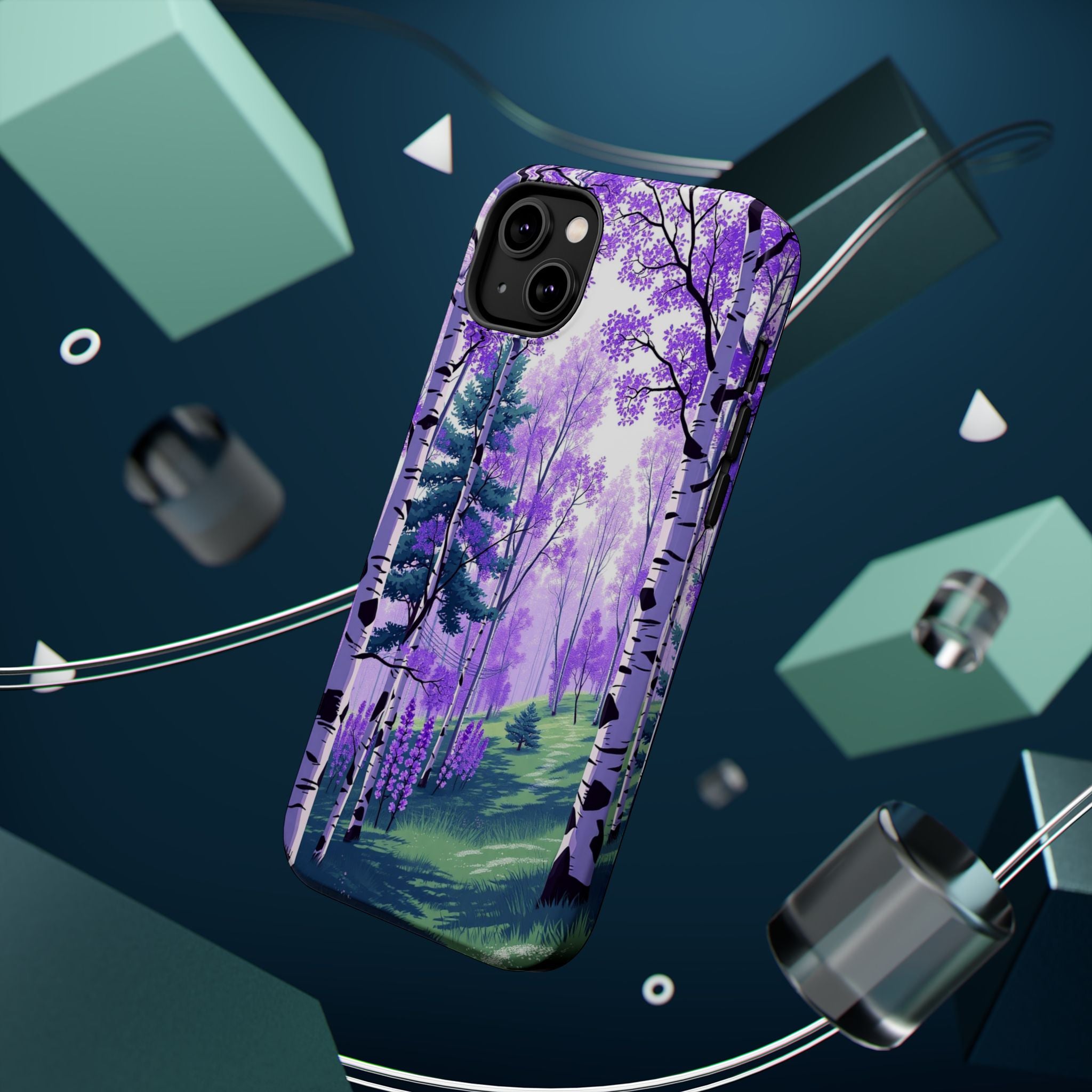 iPhone Birch Grove Electric Art Slim Everyday Designer Case · iPhone Case