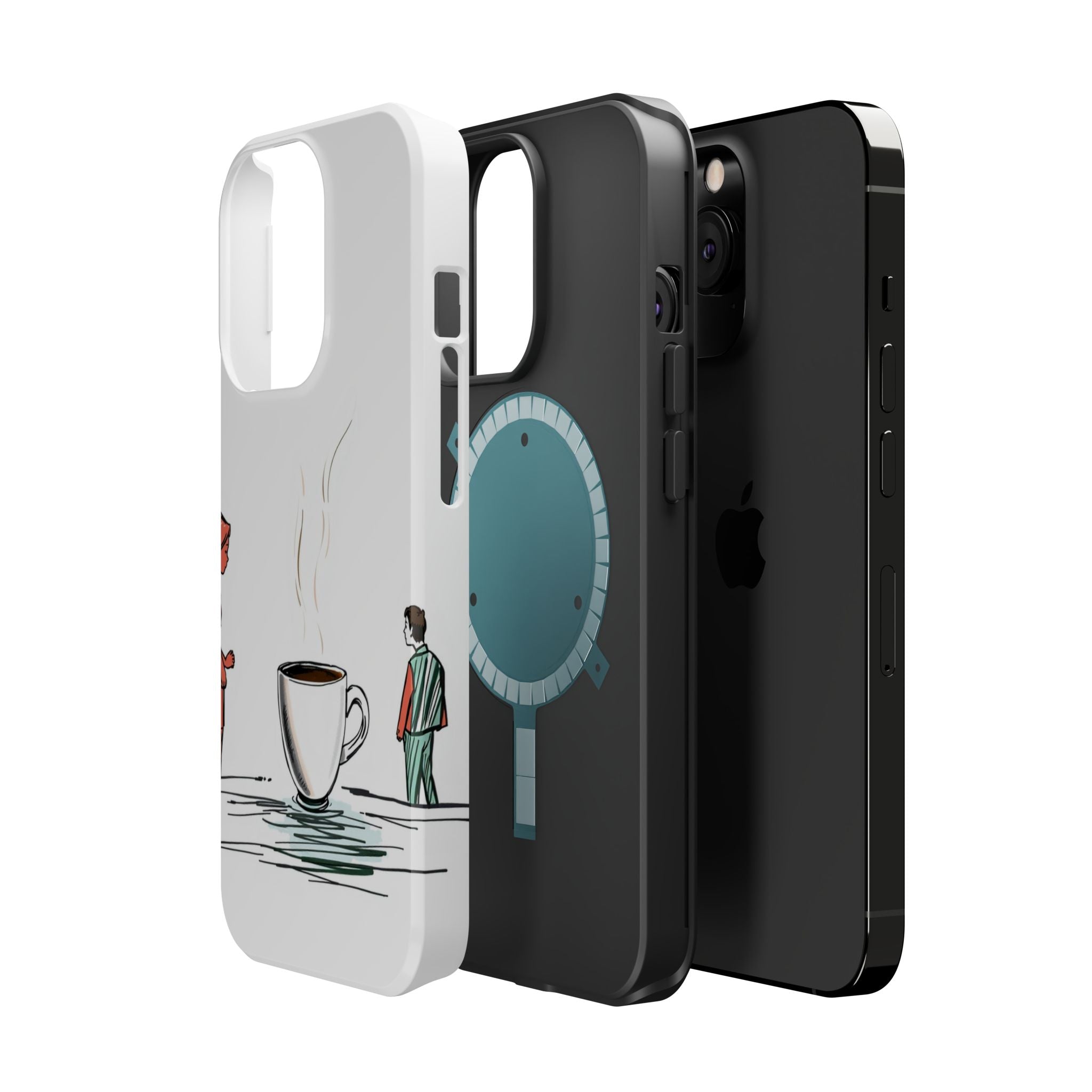 iPhone Coffee Before People Mystic Art Slim Everyday Designer Case · iPhone Case