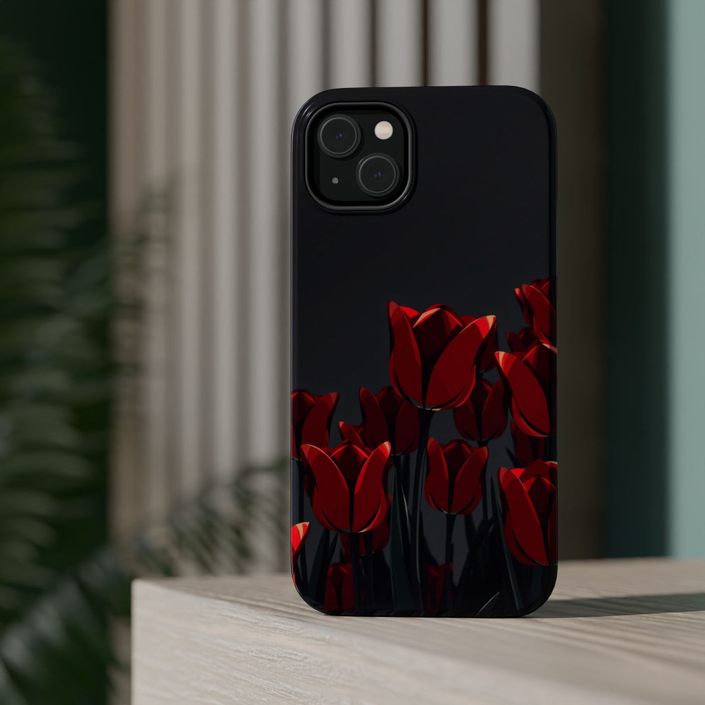 iPhone Tulip Row Mystic Art 10 Slim Everyday Designer Case · iPhone Case