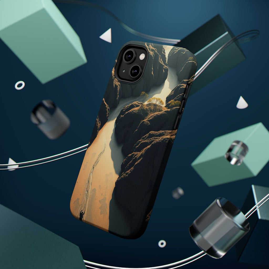 iPhone River Delta Aerial Bold Art Bold Modern Everyday Snap Case · iPhone Case