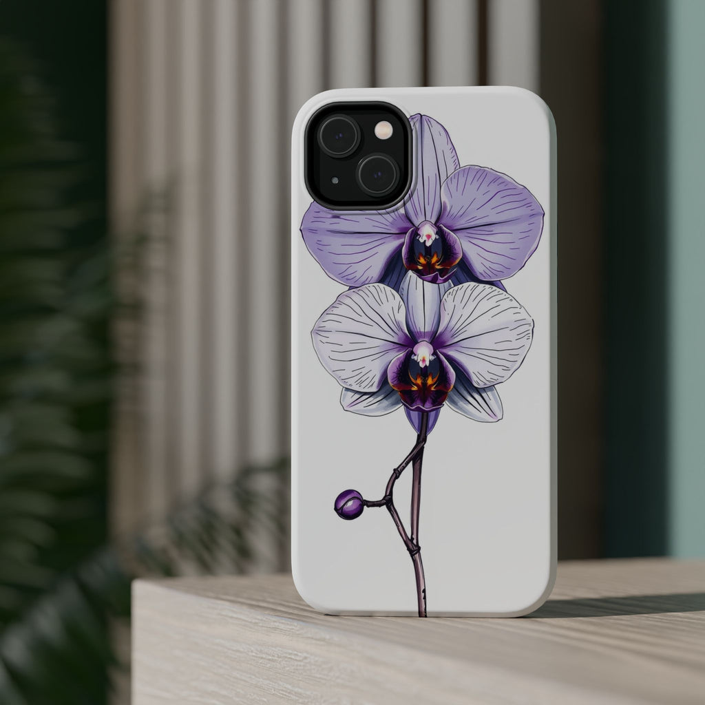 iPhone Orchid Study Hand-Drawn Sketch Slim Everyday Designer Case · iPhone Case