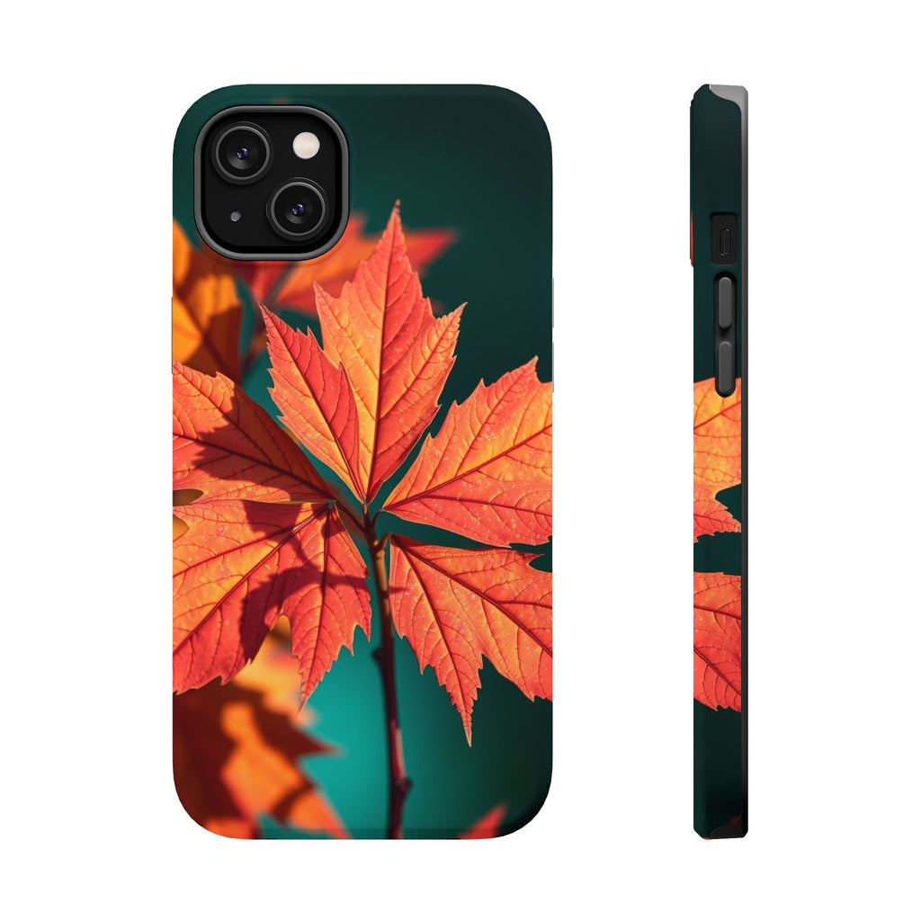 iPhone Autumn Maple Electric Art 15 Slim Everyday Designer Case · iPhone Case