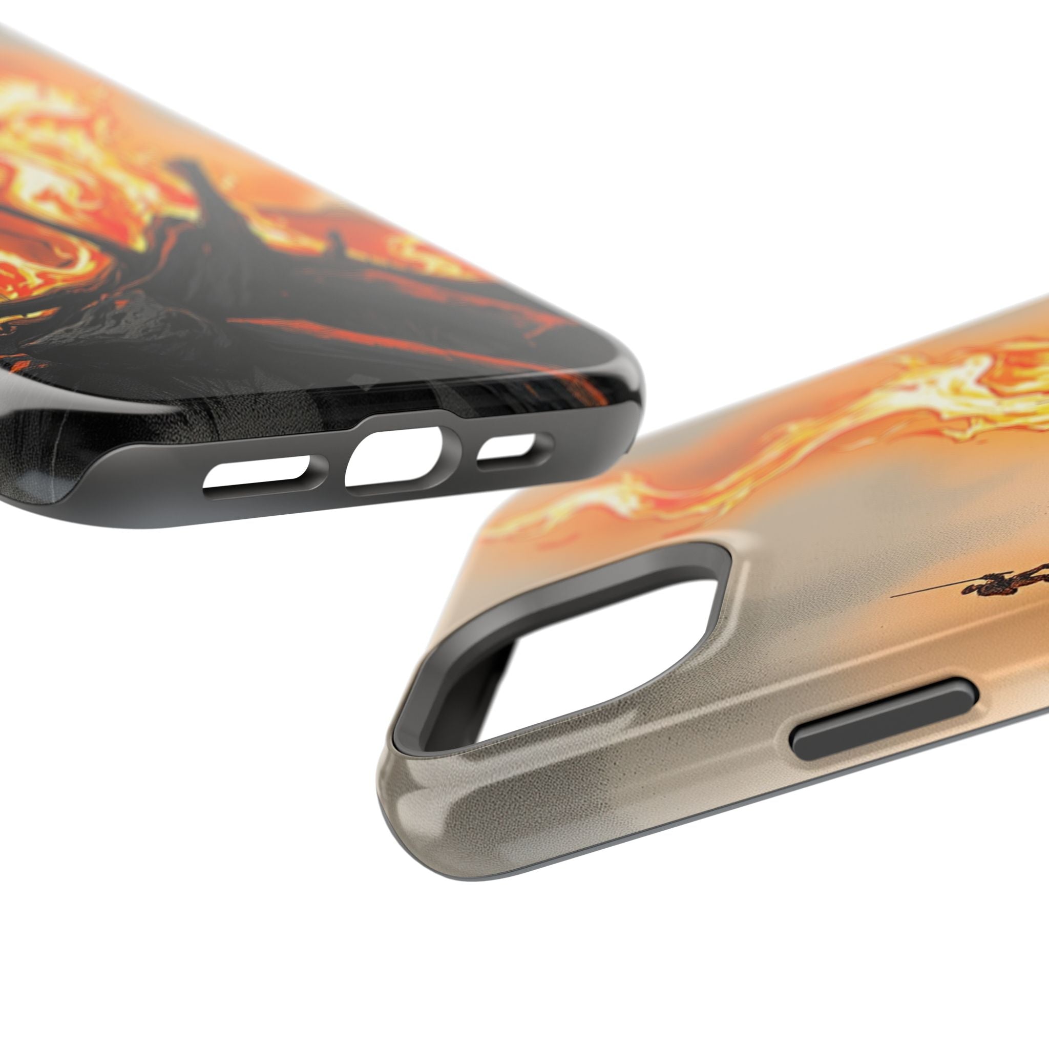 iPhone Wildfire Glow Hand-Drawn Sketch Slim Everyday Designer Case · iPhone Case