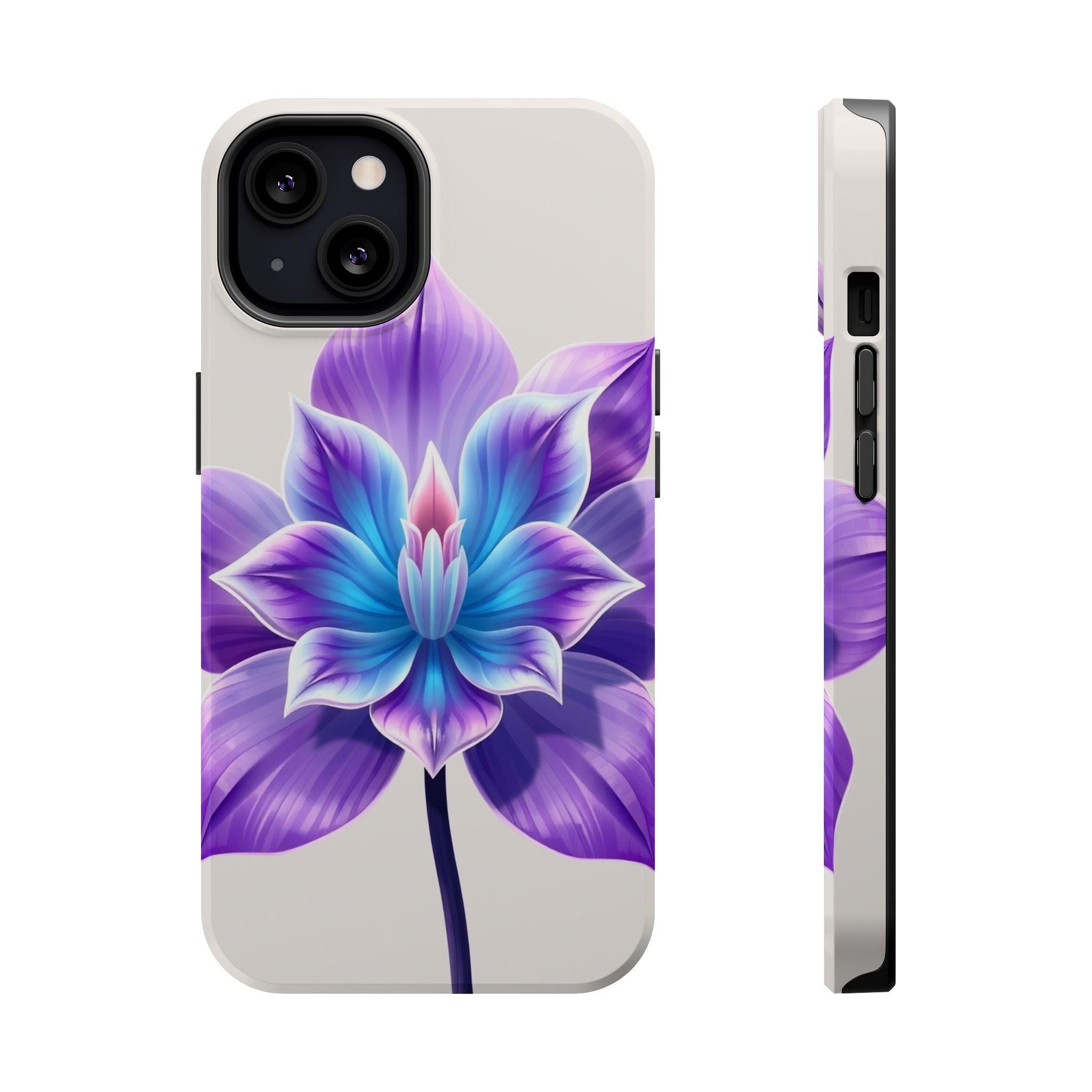 iPhone Dreamy Neon Floral Design 10 Slim Everyday Designer Case · iPhone Case