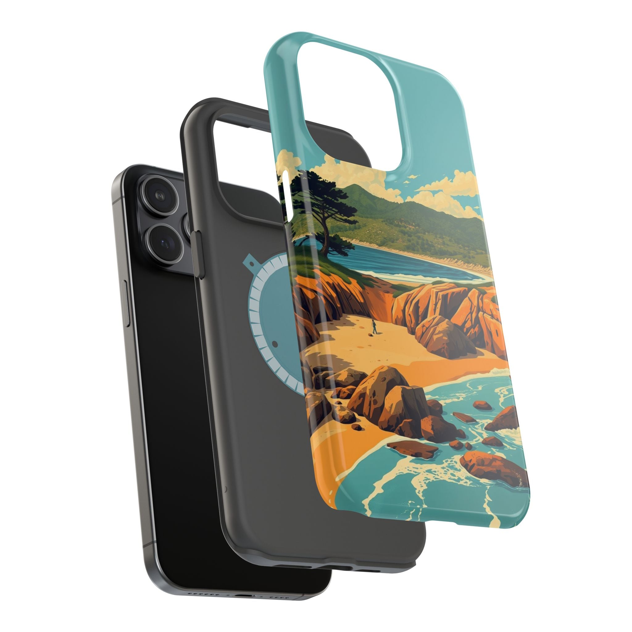 iPhone Pebble Beach Vintage Retro Poster Slim Everyday iPhone Designer · iPhone