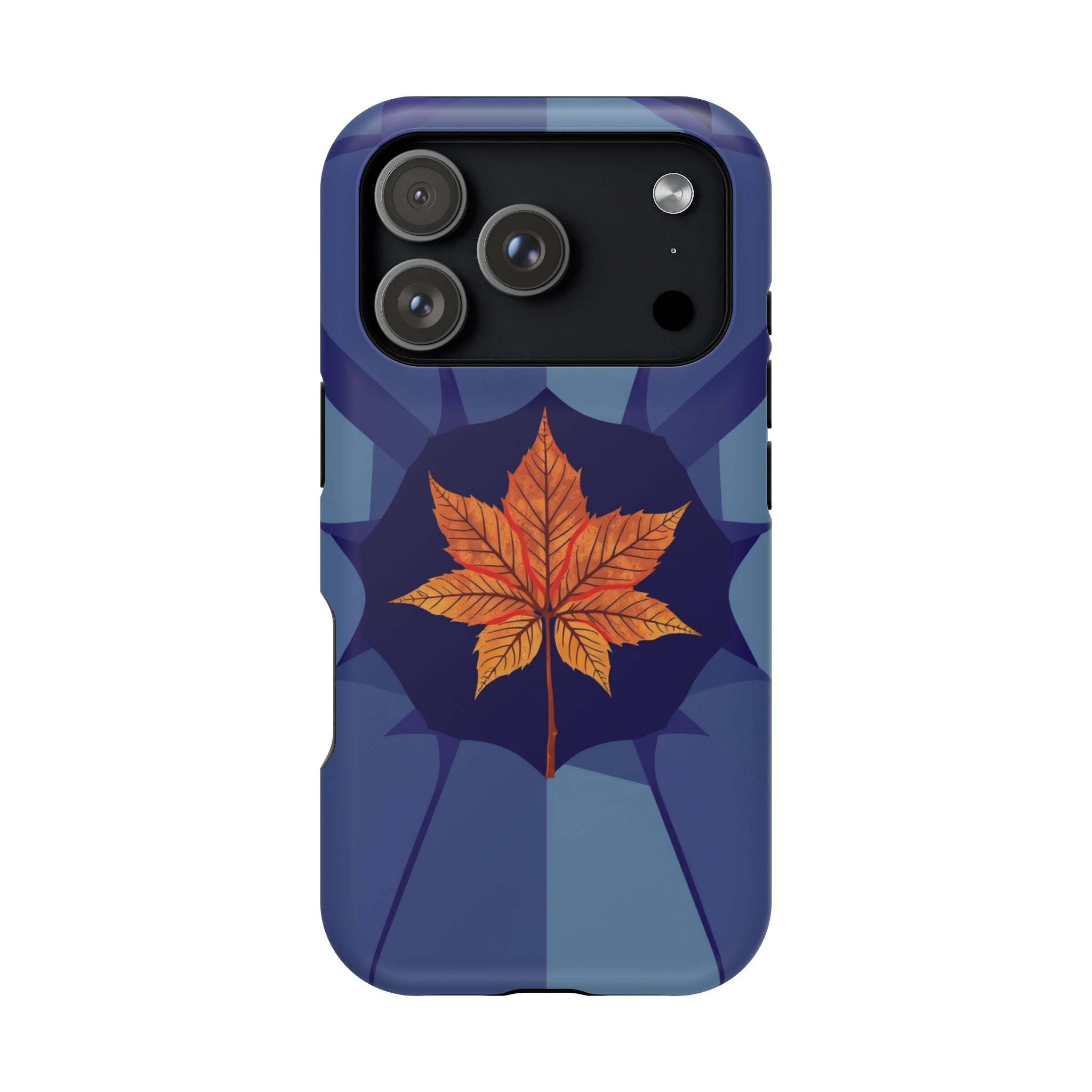 iPhone Autumn Maple Abstract Geometric Slim Everyday Designer Case · iPhone Case