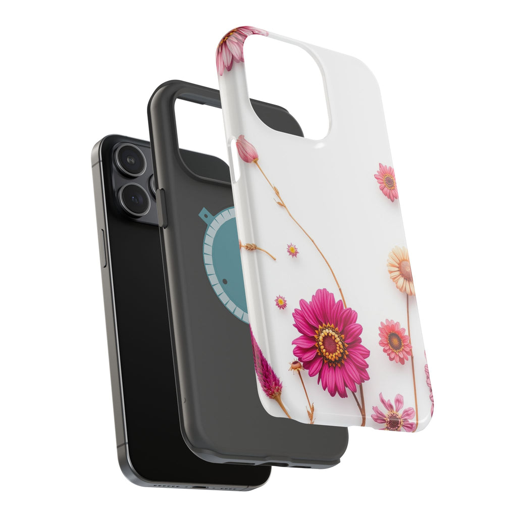 iPhone Earthy Dried Flower Flat Lay Design Slim iPhone Everyday · iPhone Case