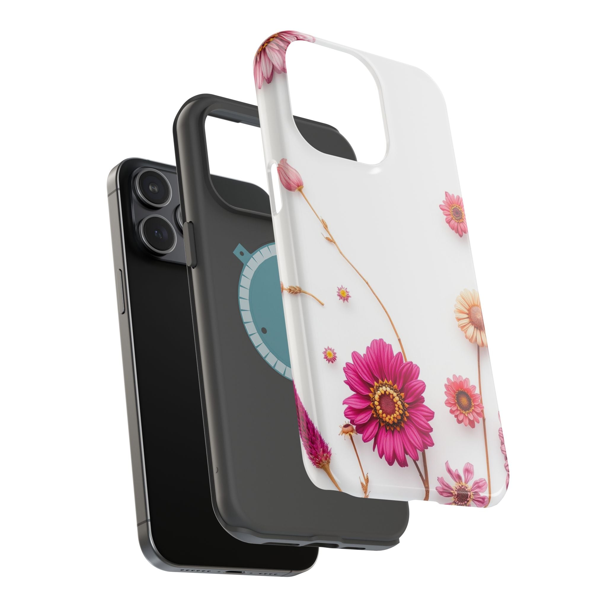 iPhone Earthy Dried Flower Flat Lay Design Slim iPhone Everyday · iPhone Case