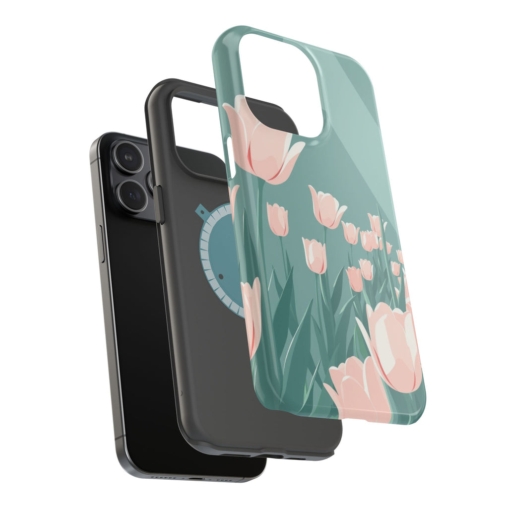 iPhone Tulip Row Enchanted Art Slim Everyday Designer Case · iPhone Case