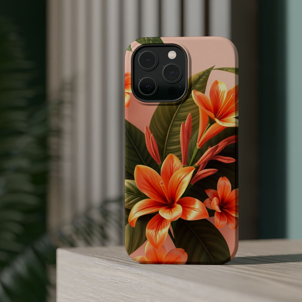 iPhone Tropical Bloom 3D Digital Bold Modern Everyday Snap Case · iPhone Case